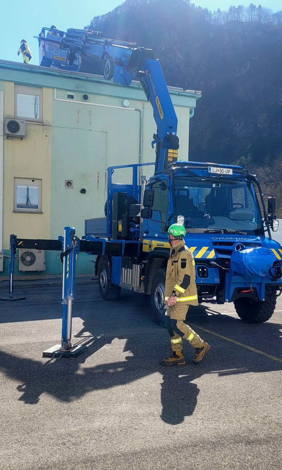 Sanacija na objektu TKK Serpenica po vetrolomu v Bovcu