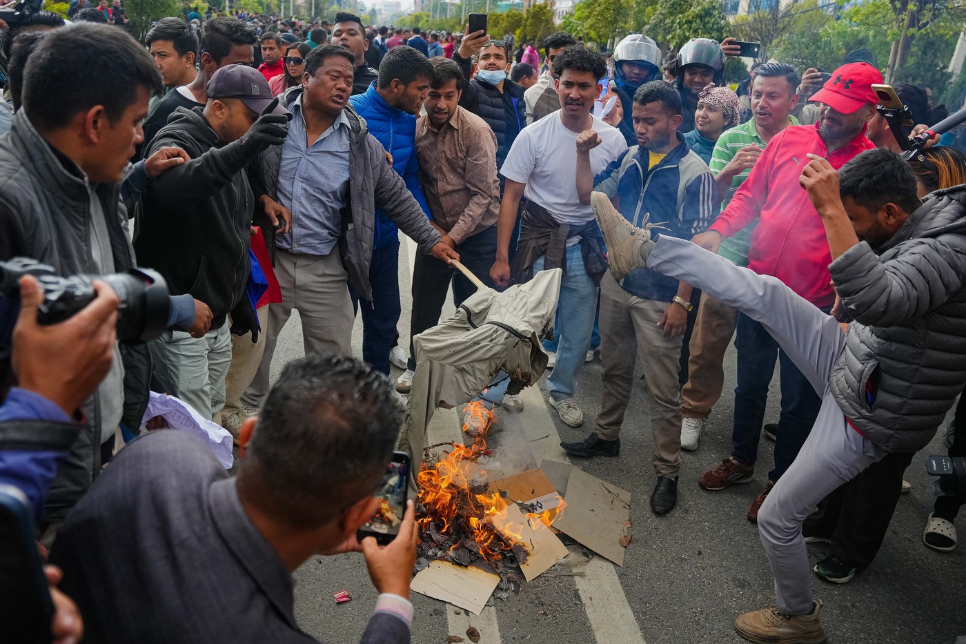 Protesti v Nepalu