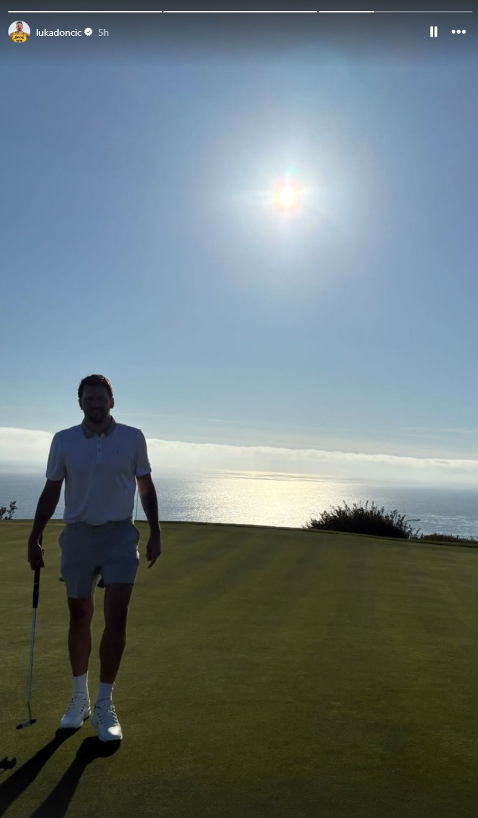 Luka Dončić igra golf