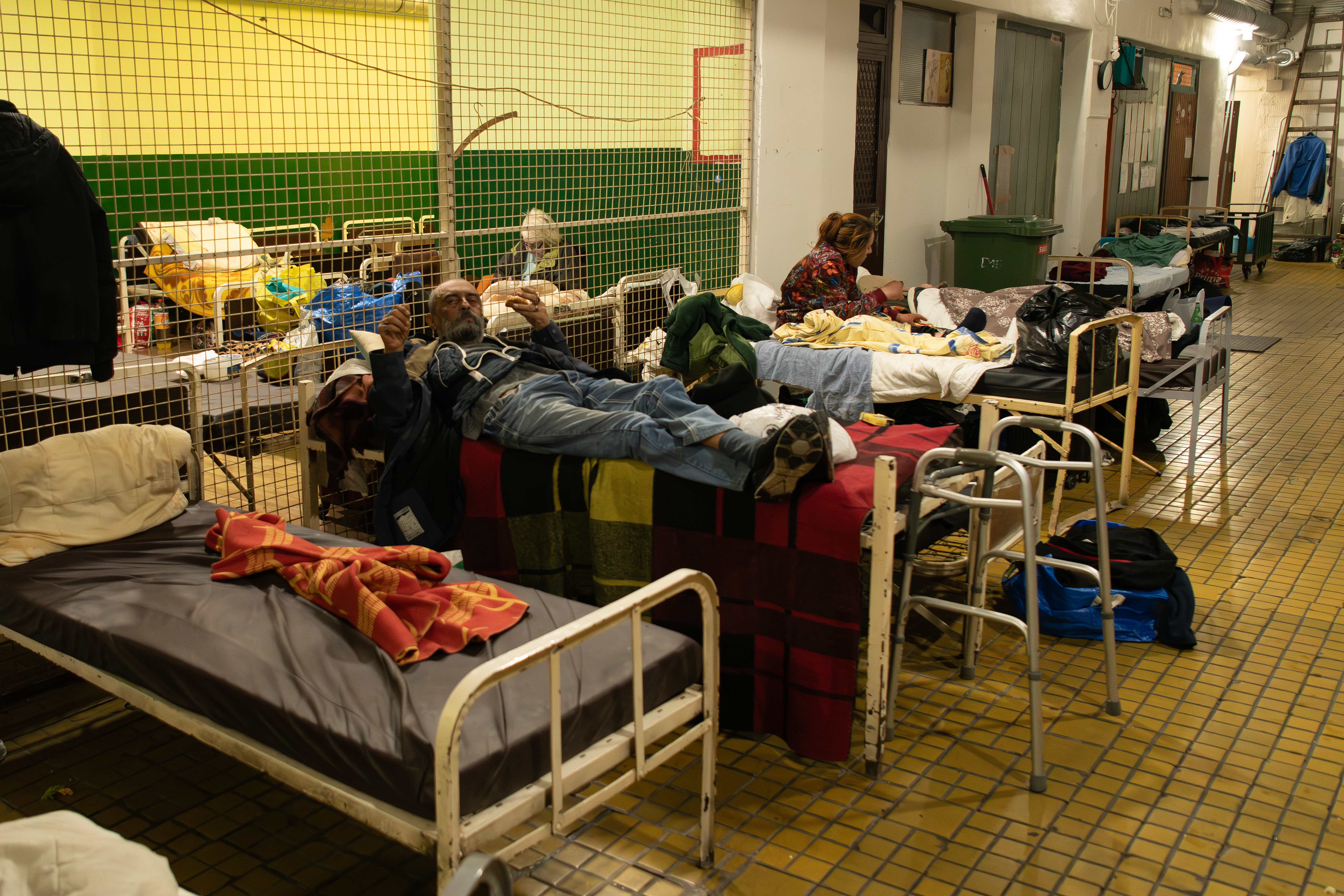 brezdomci, Budimpešta, Madžarska