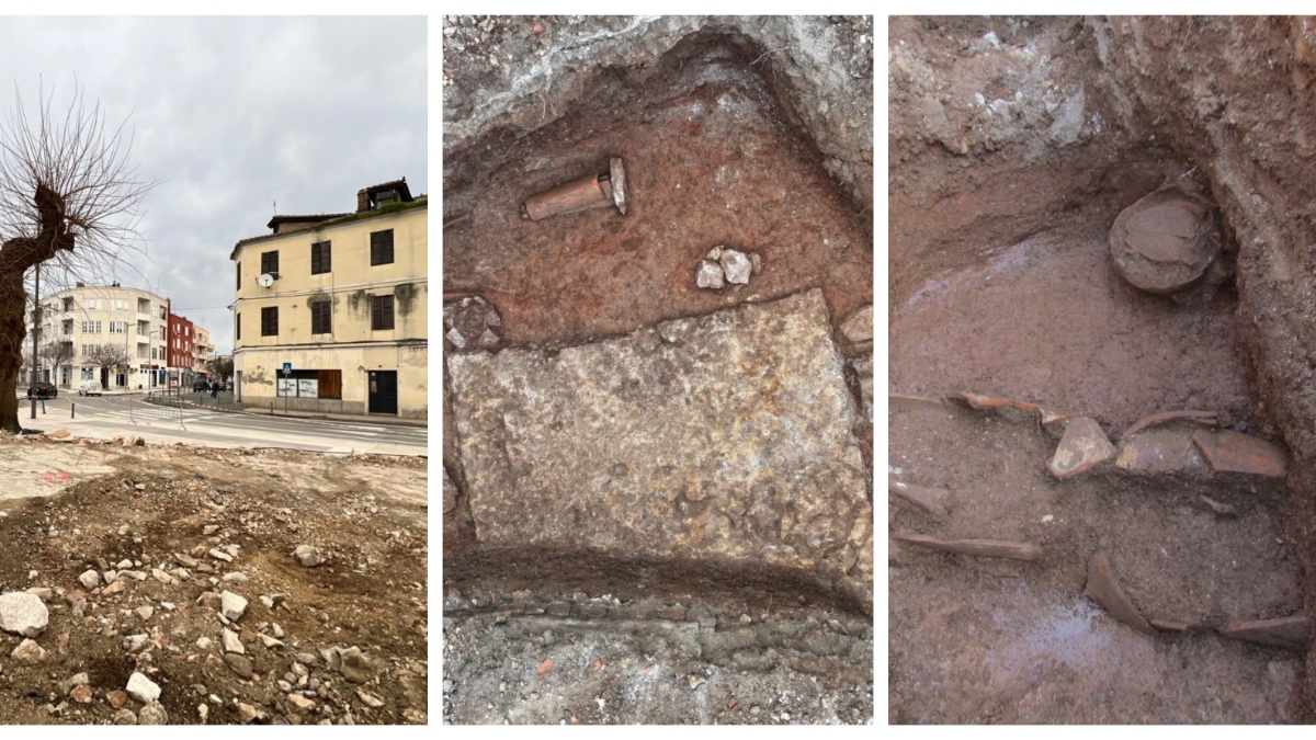 arheološko najdišče v Zadru, rimska nekropola