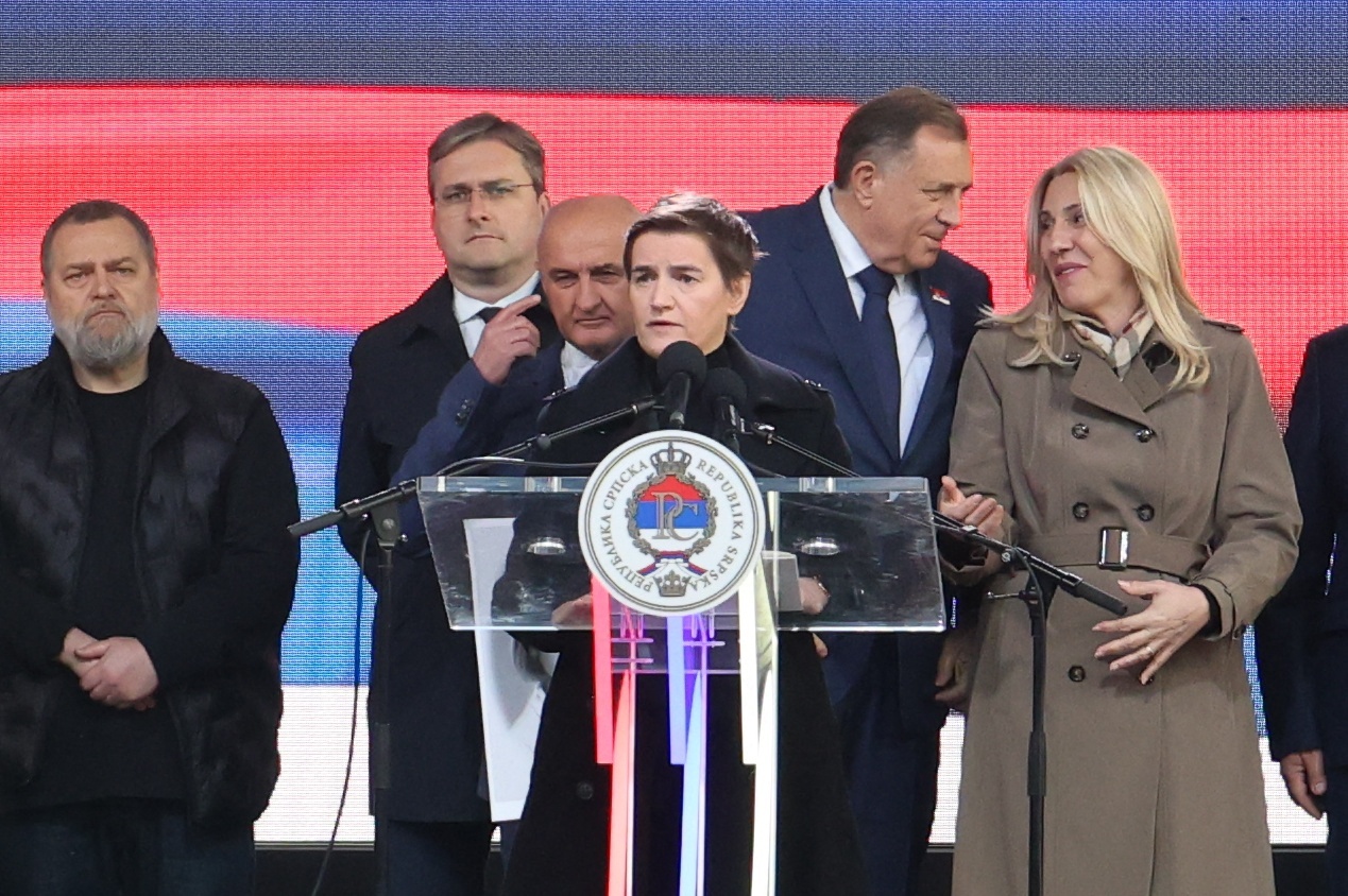 Ana Brnabić in Milorad Dodik