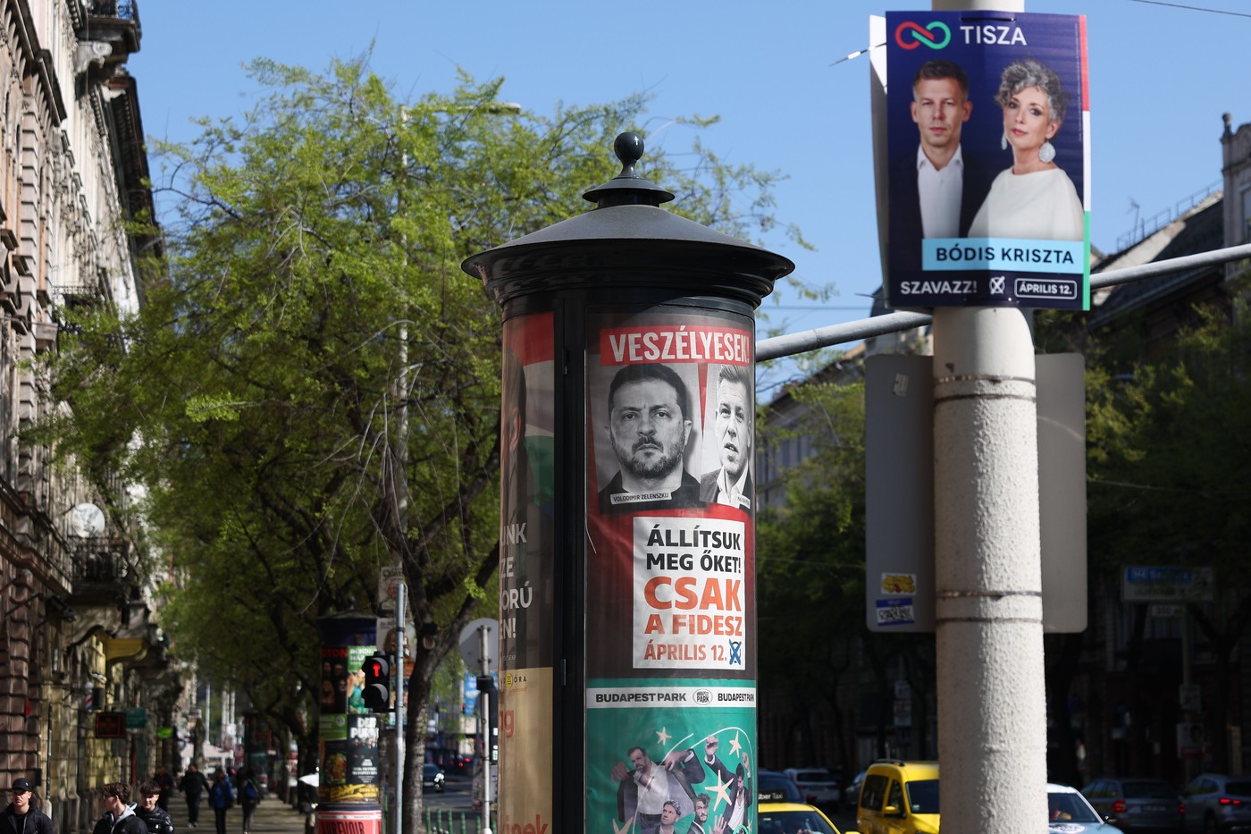 Plakata Tisze in Fidesza