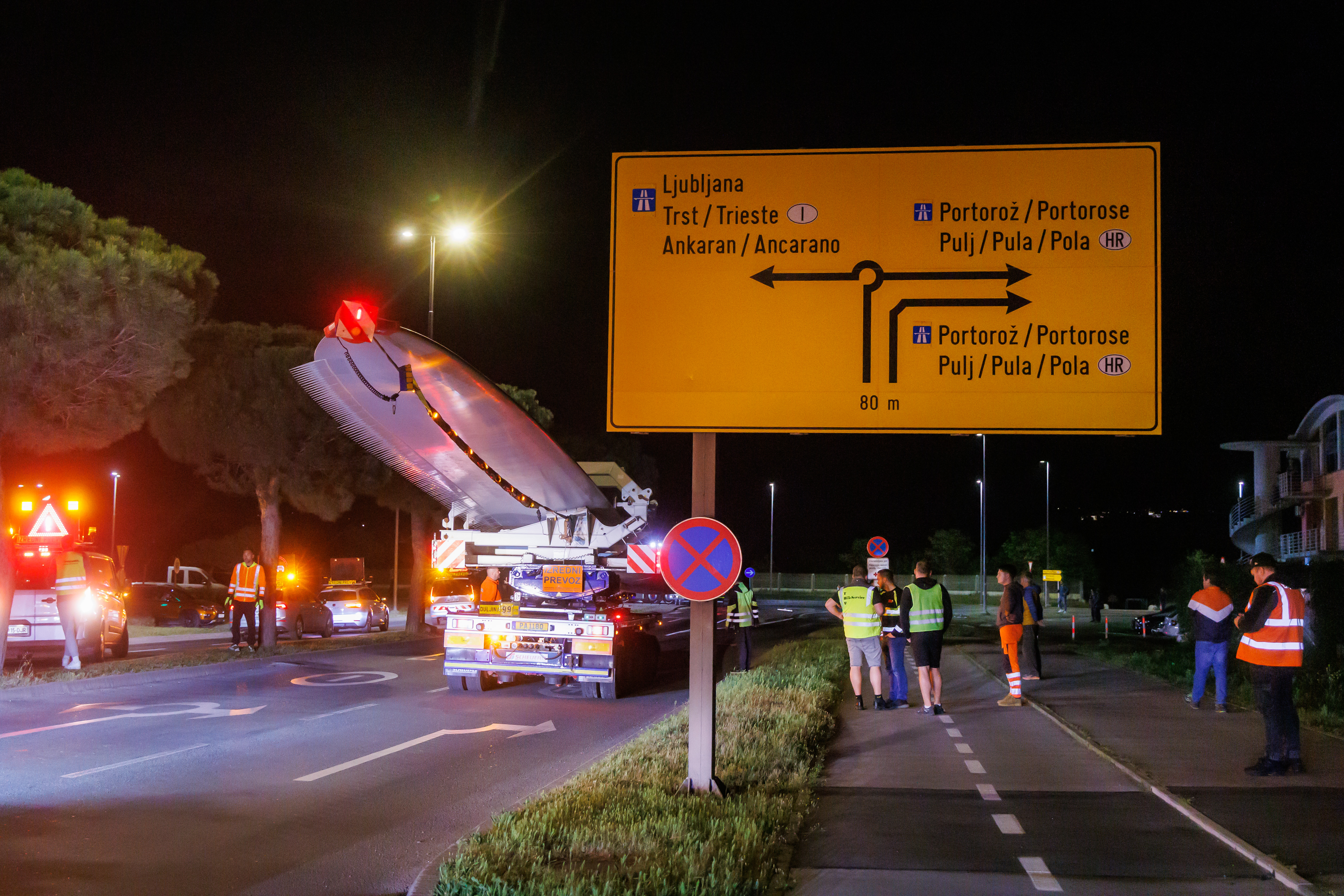 Izredni prevoz vetrnice