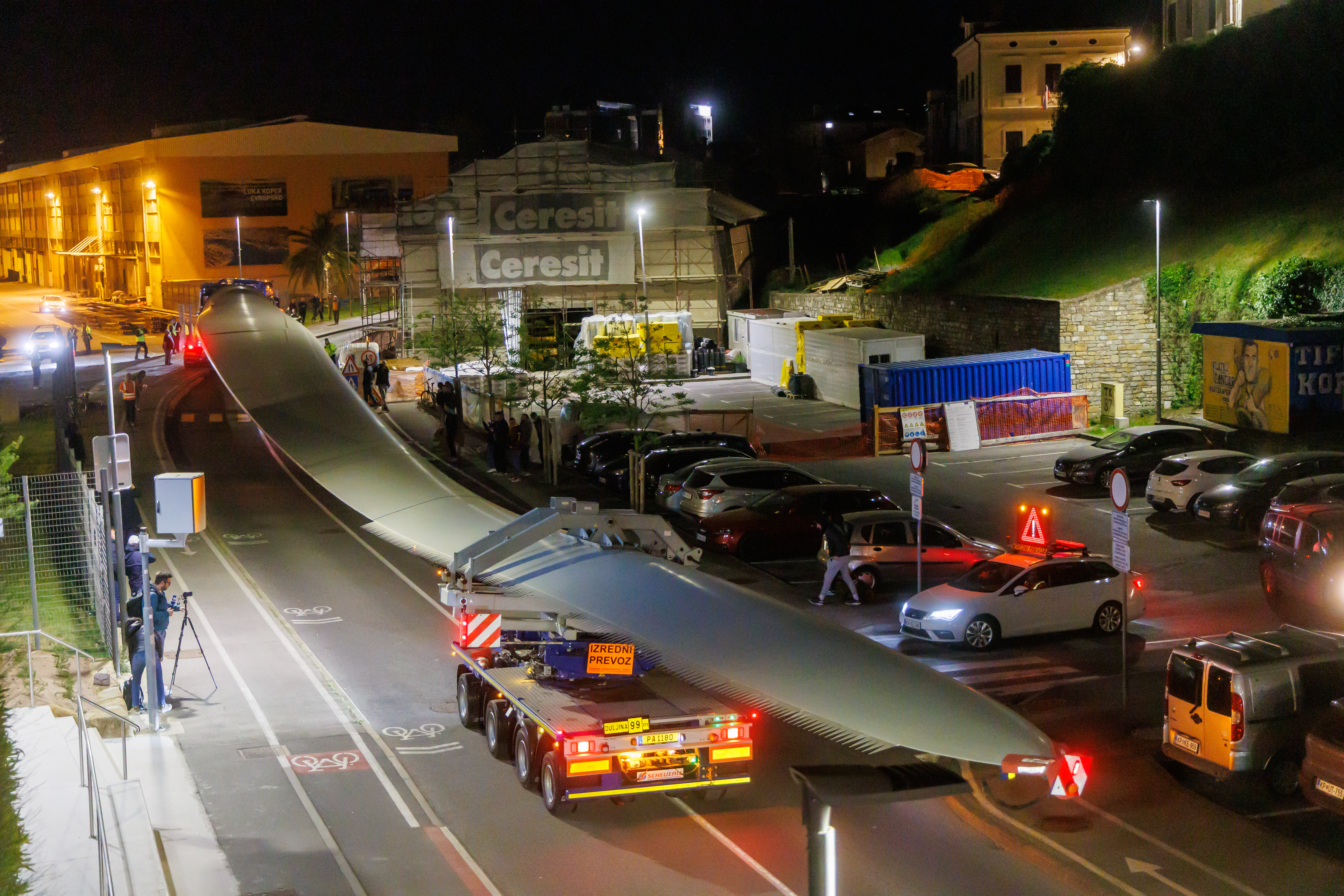 Izredni prevoz vetrnice