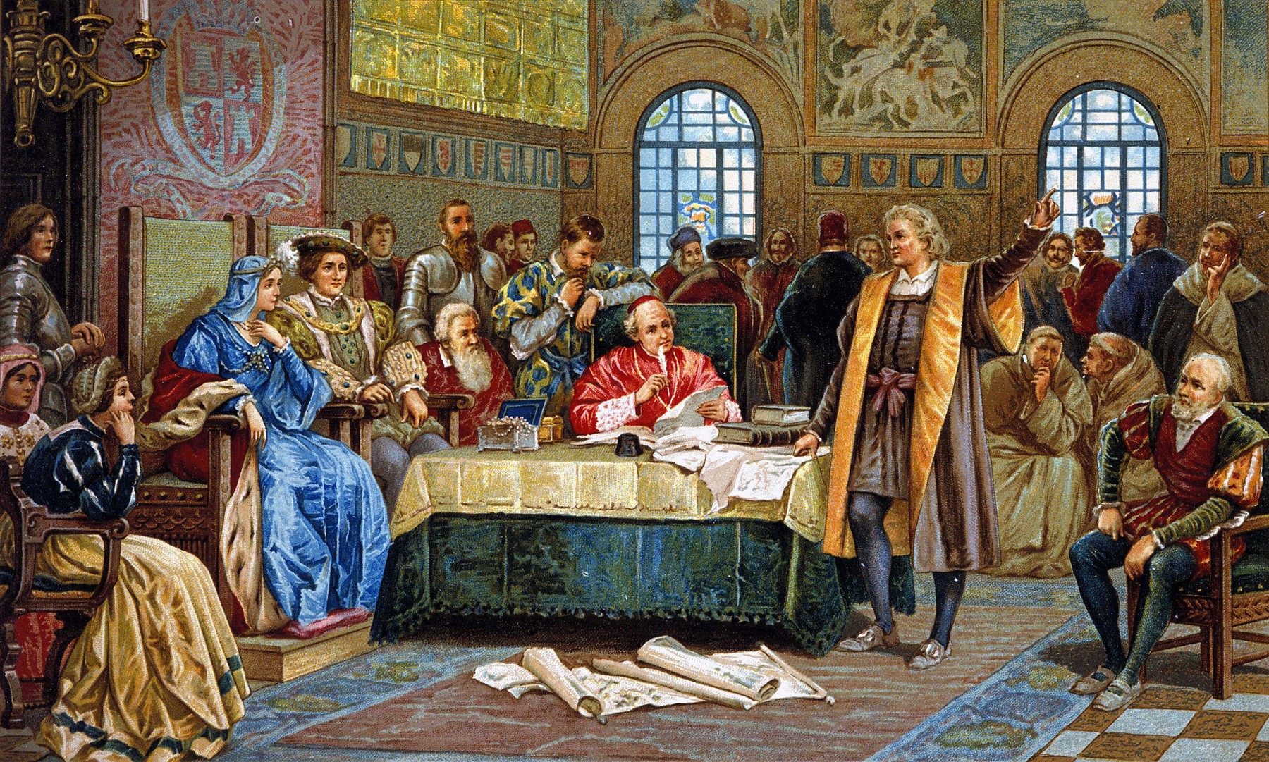 Krištof Kolumb na španskem dvoru