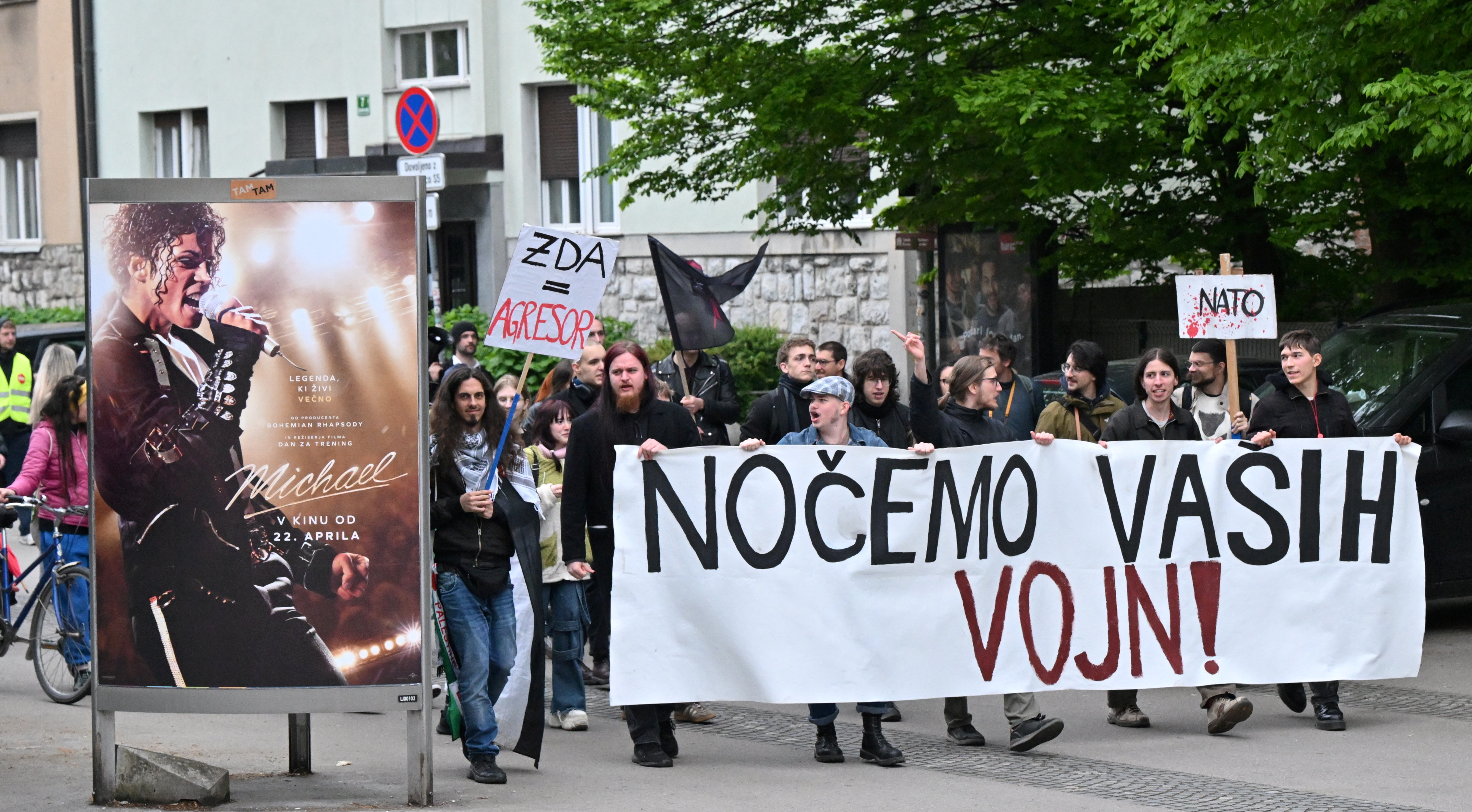Protest Nočemo vaših vojn