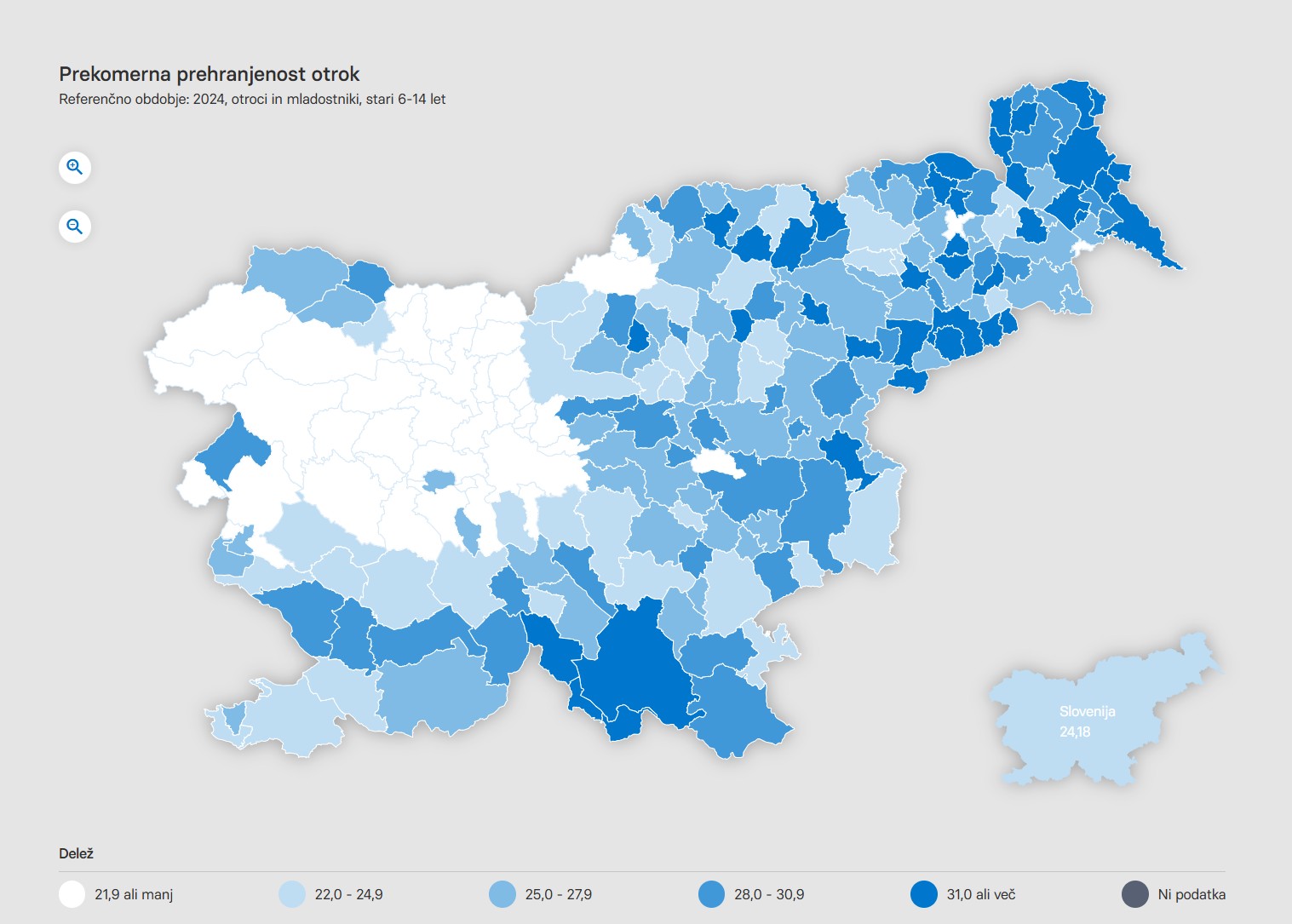 NIJZ prekomerna prehranjenost otrok