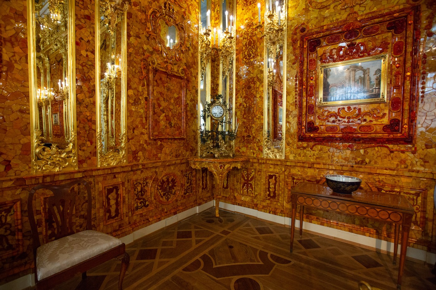 Jantarna soba v Katarinini palači v Puškinu