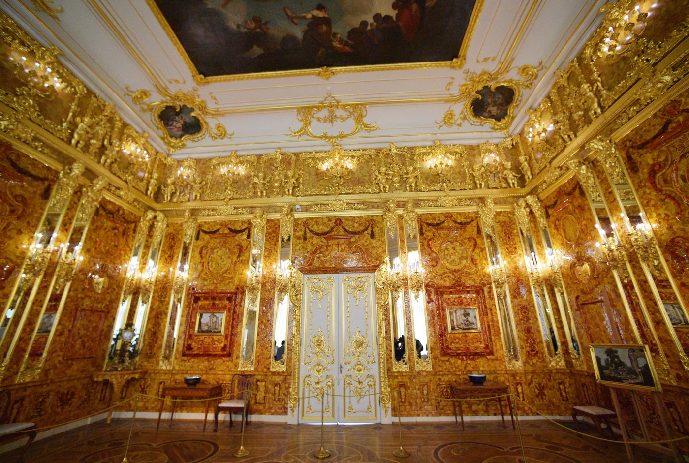 Jantarna soba v Katarinini palači v Puškinu