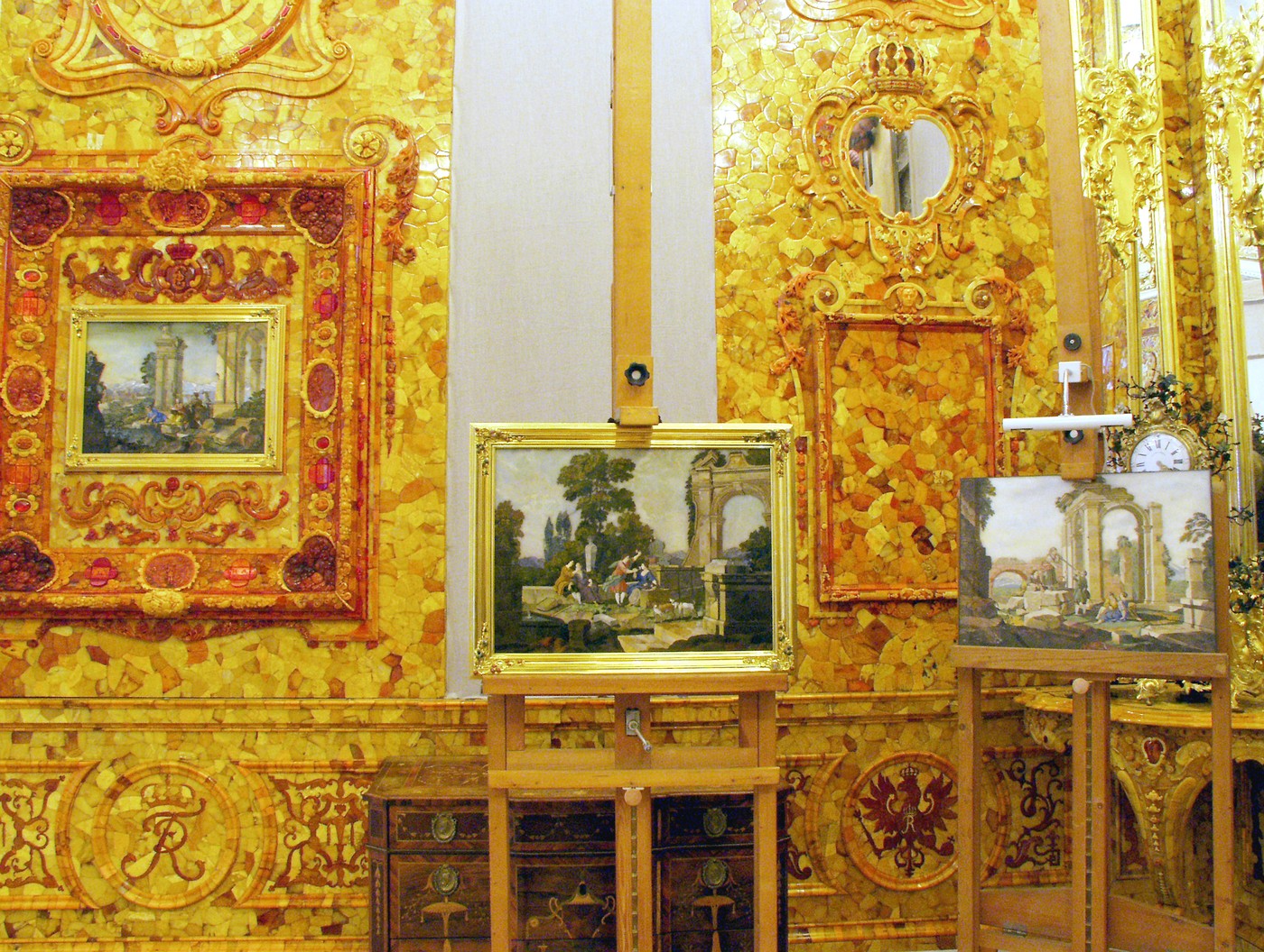 Jantarna soba v Katarinini palači v Puškinu