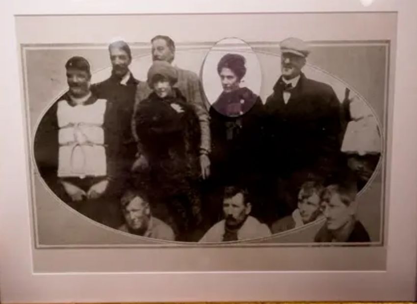 Laura Mabel Francatelli s preživelimi potniki s Titanika