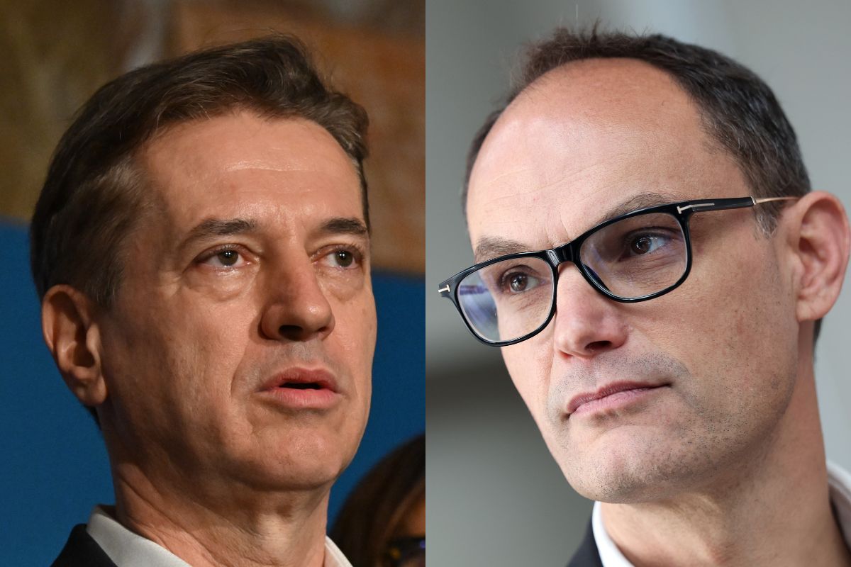 Robert Golob in Anže Logar