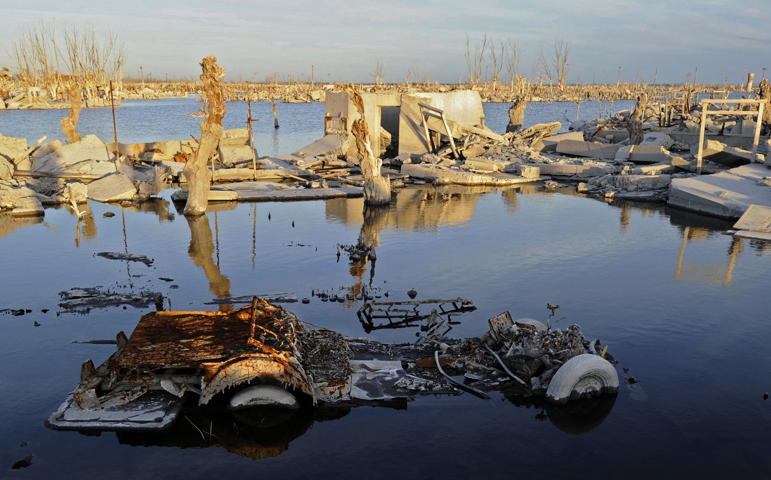 Epecuen, Argentina, sol