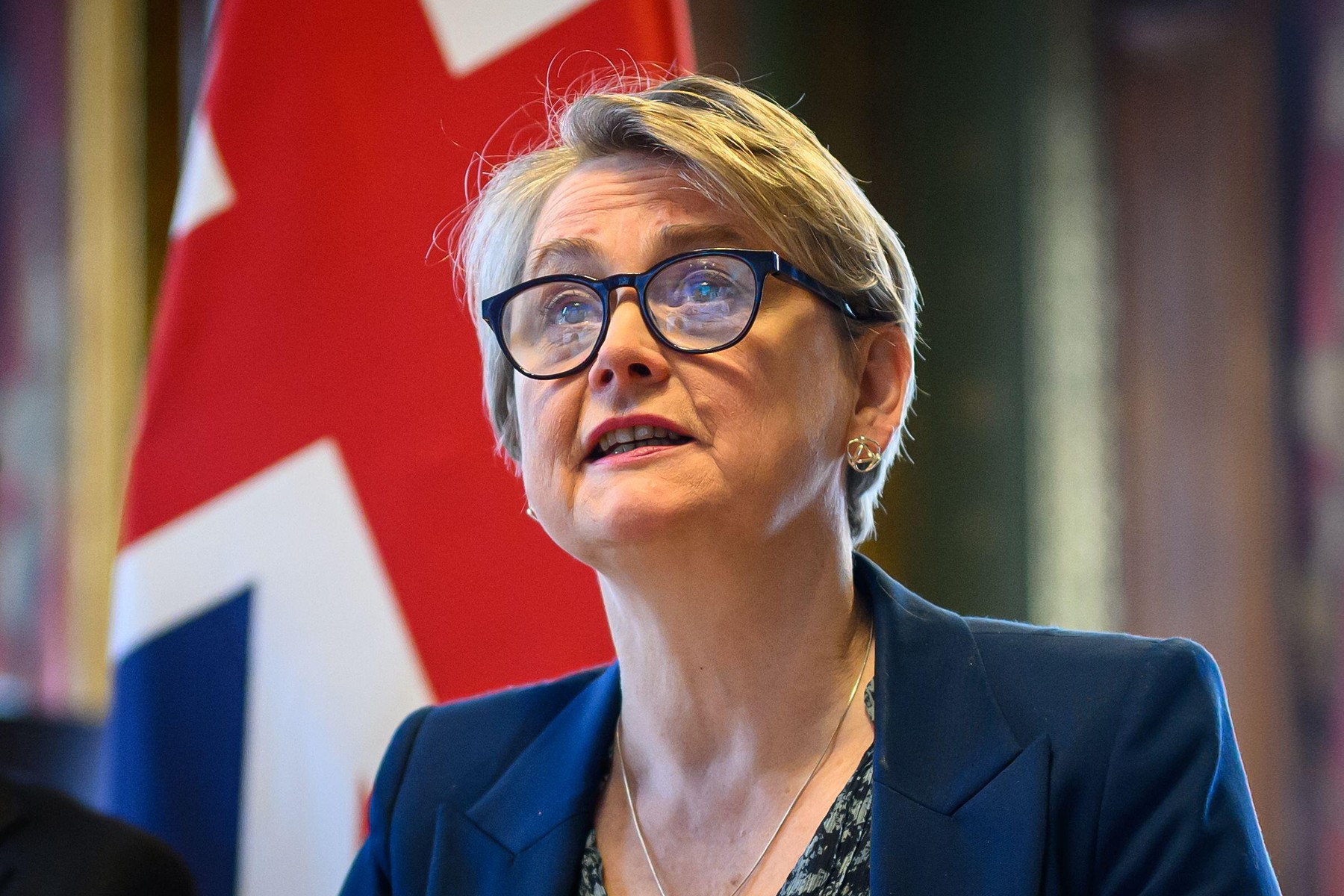 Britanska zunanja ministrica Yvette Cooper