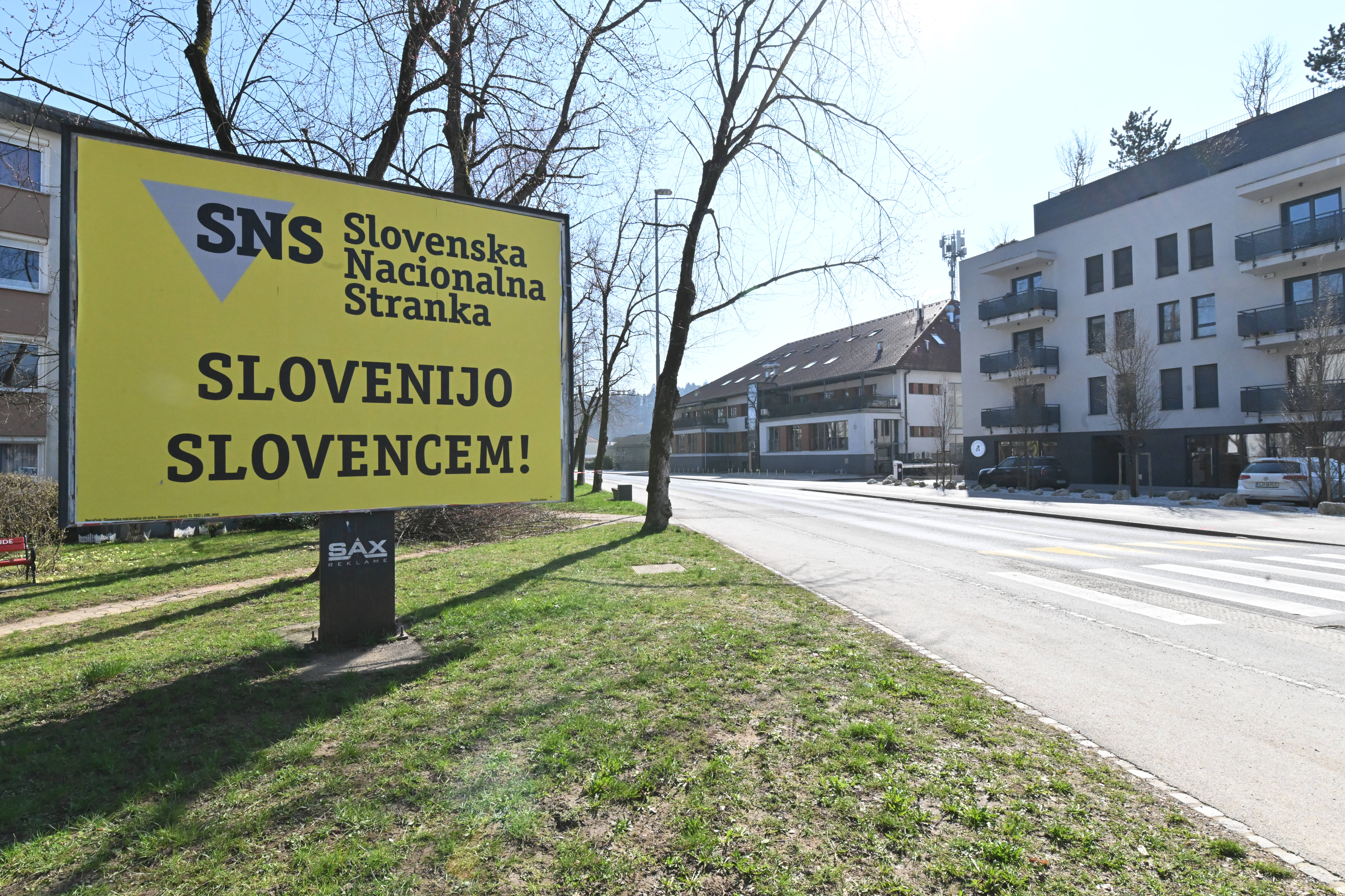 Volilni plakat SNS Slovenijo Slovencem