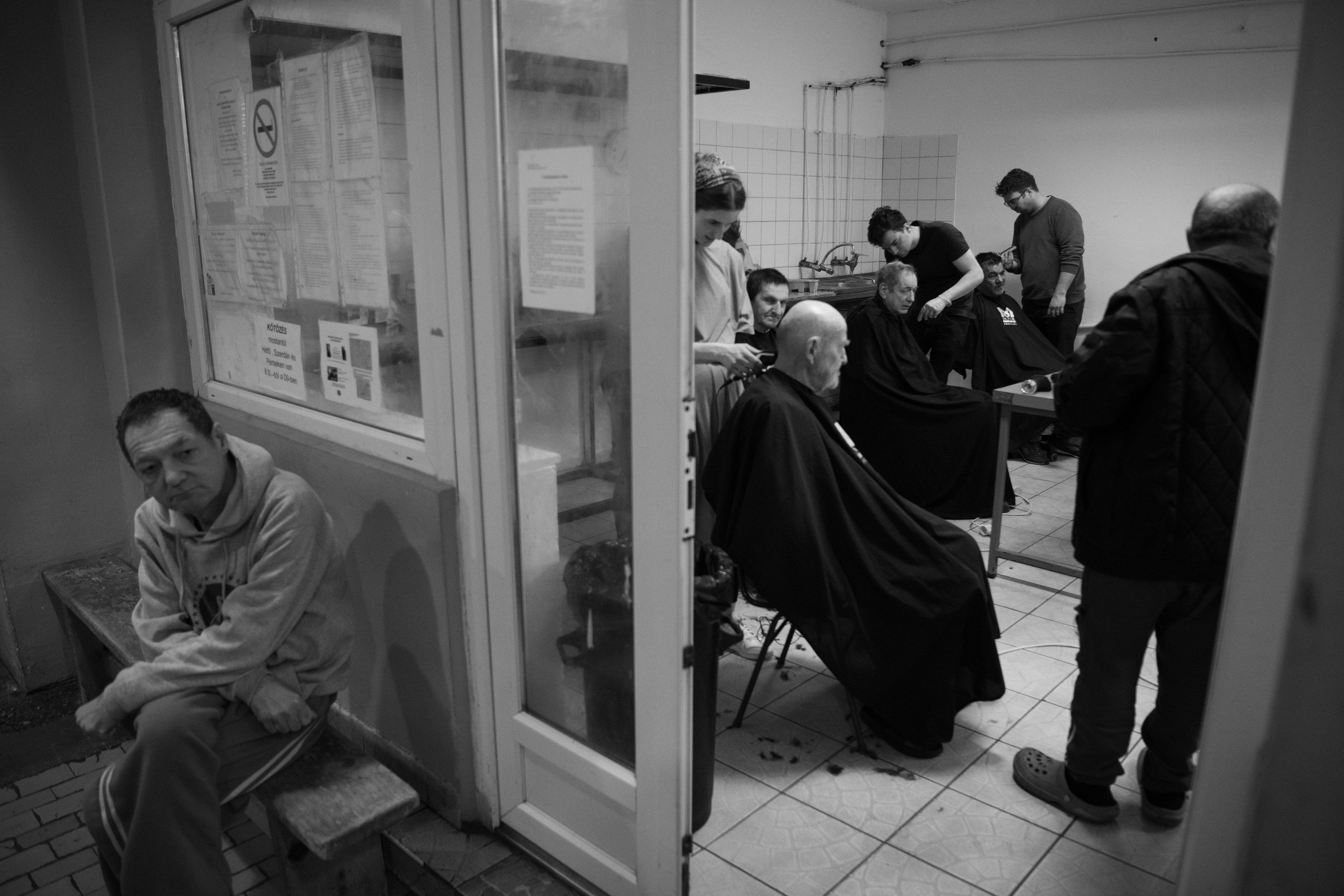 brezdomci, Budimpešta, Madžarska