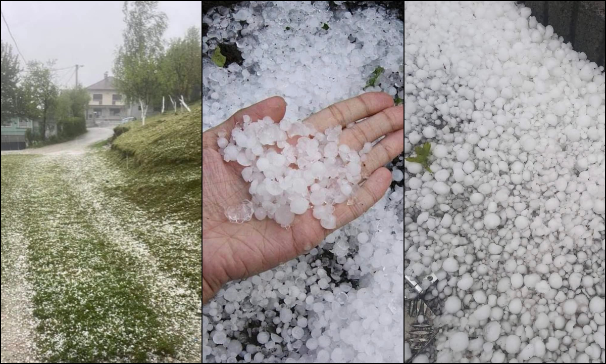 Toča v okolici Bihaća