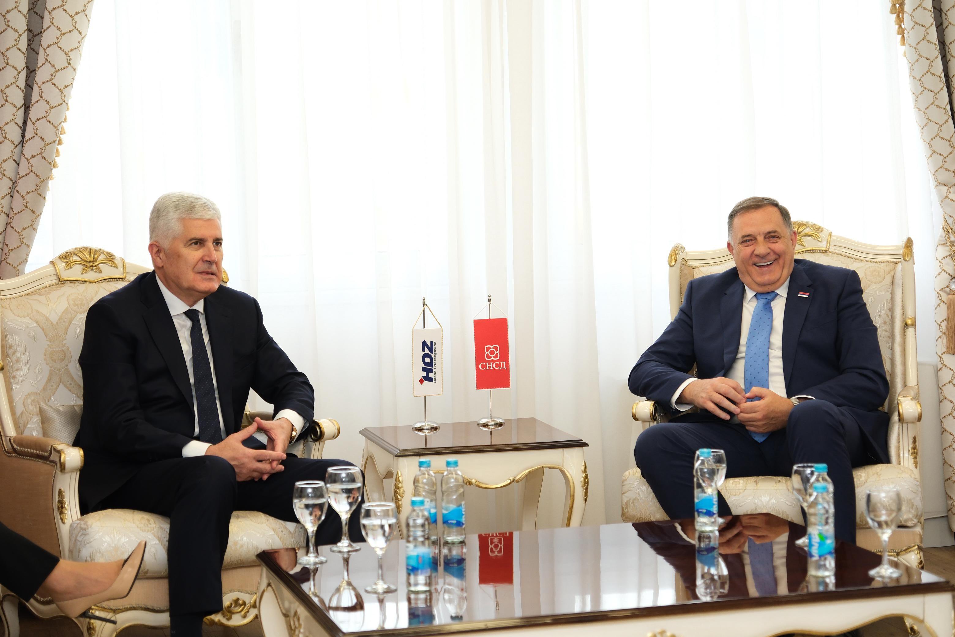 Milorad Dodik in Dragan Čović