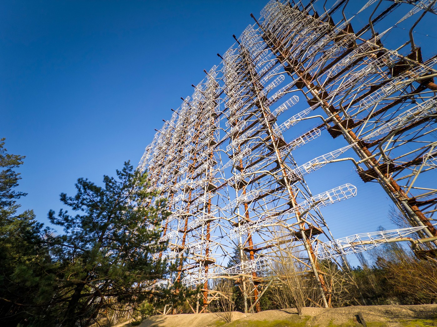 Izključitveno območje ob Černobilu v mestu Pripjat - Radar Duga