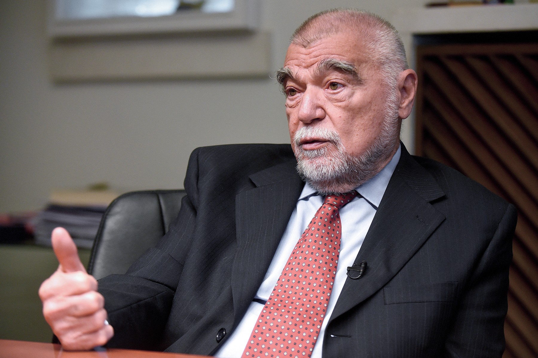 Former Croatian President and the last President of communist Yugoslavia Stipe Mesić.