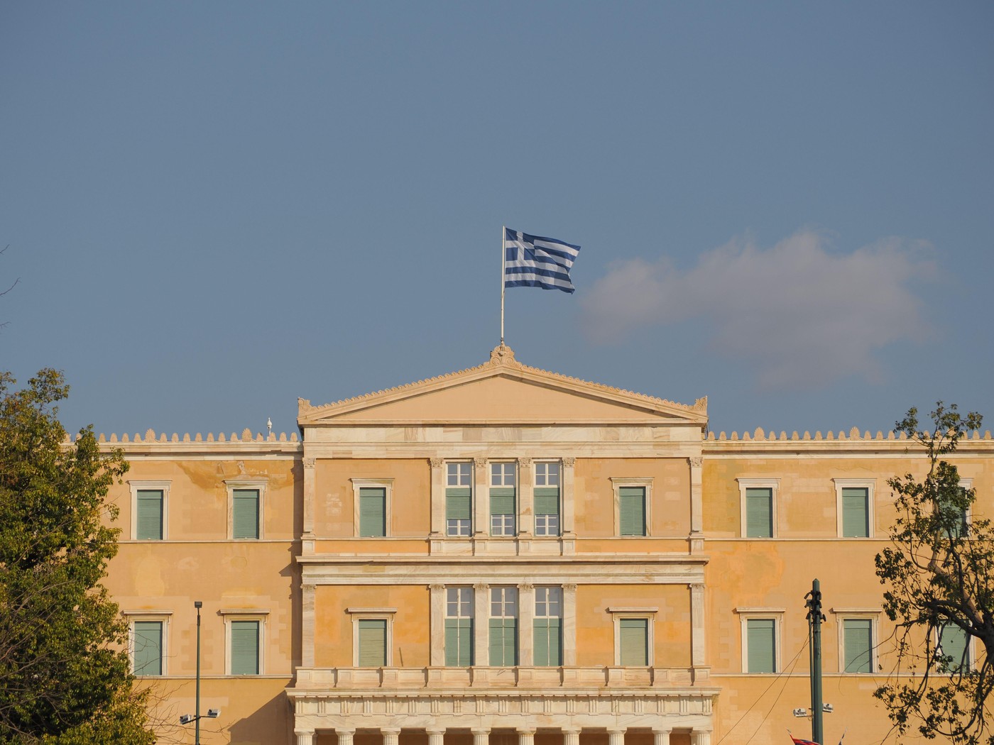 Stavba grškega parlamenta