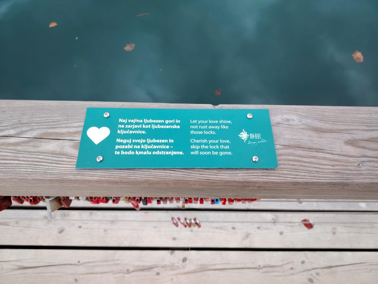 Ljubezenske ključavnice na Bledu