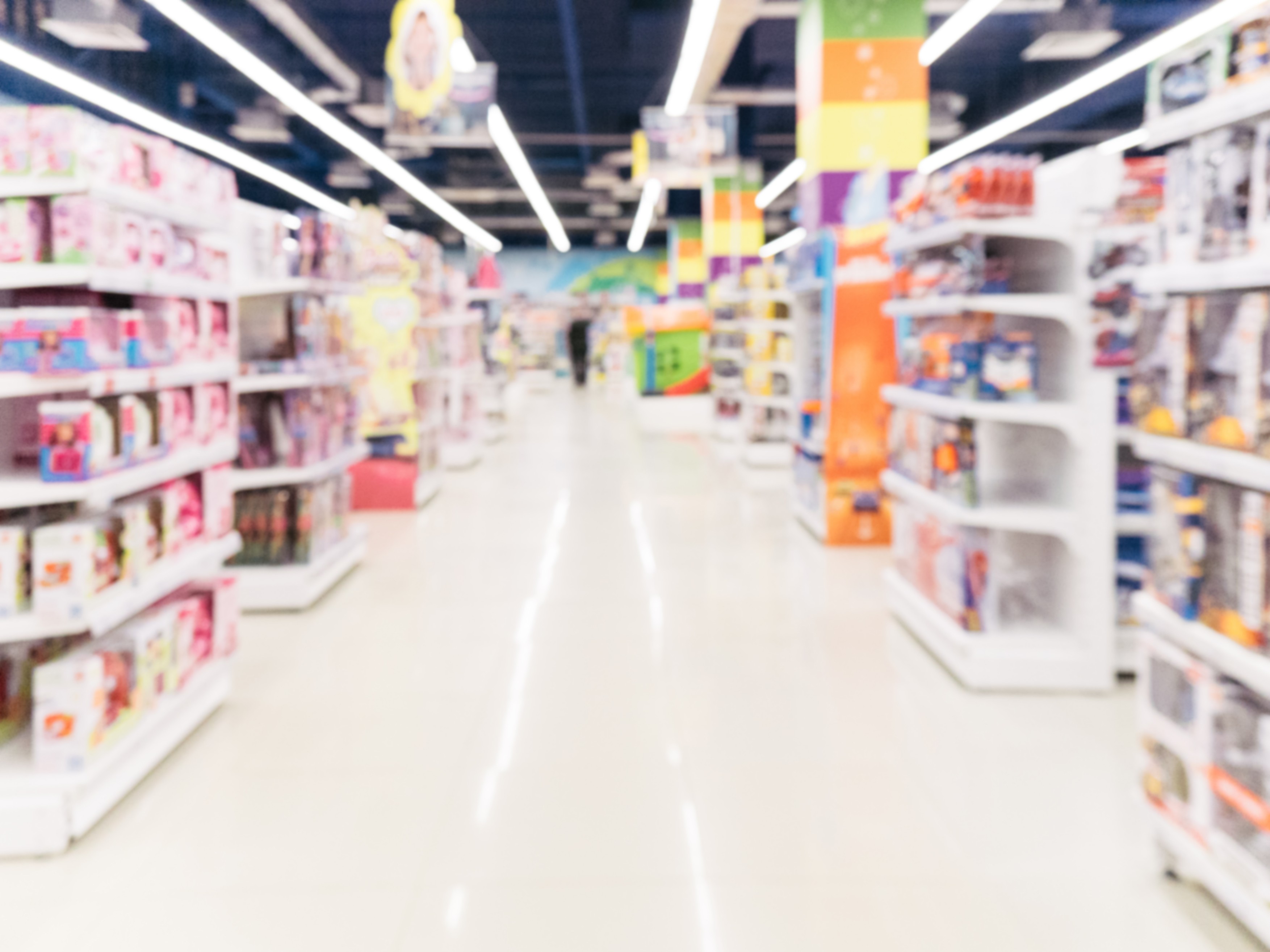Blurred of kids toy store background with bokhe,Image: 626734434, License: Royalty-free, Restrictions: , Model Release: no