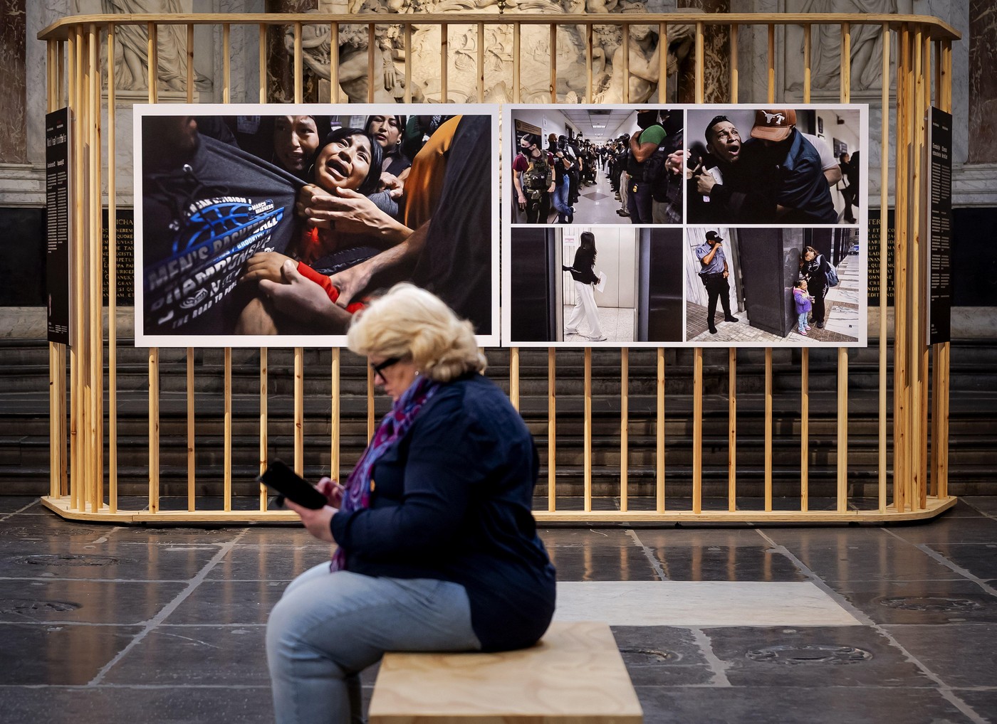 Razstavljena fotografija Separated by ICE