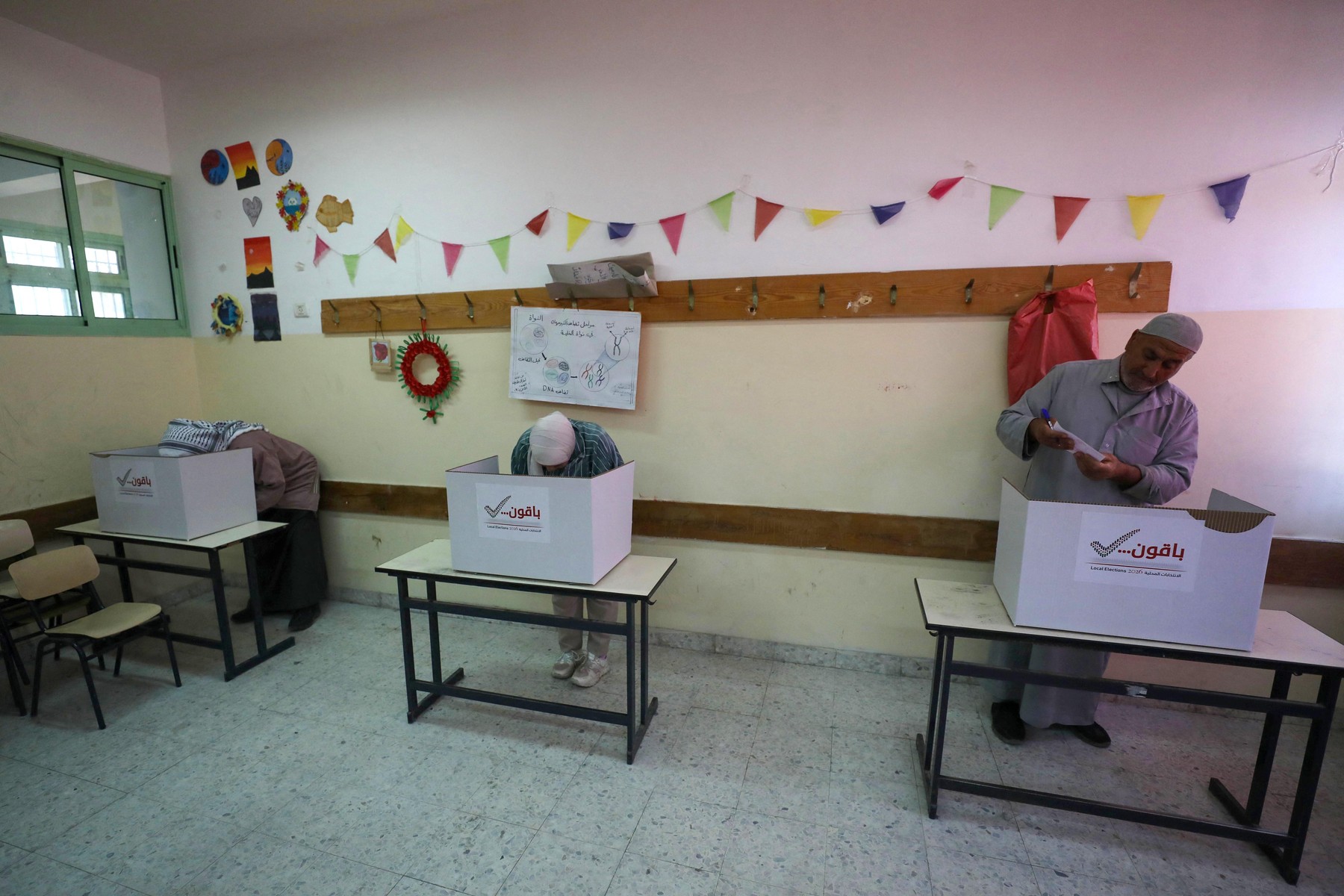NABLUS, WEST BANK, PALESTINE - APRIL 25: