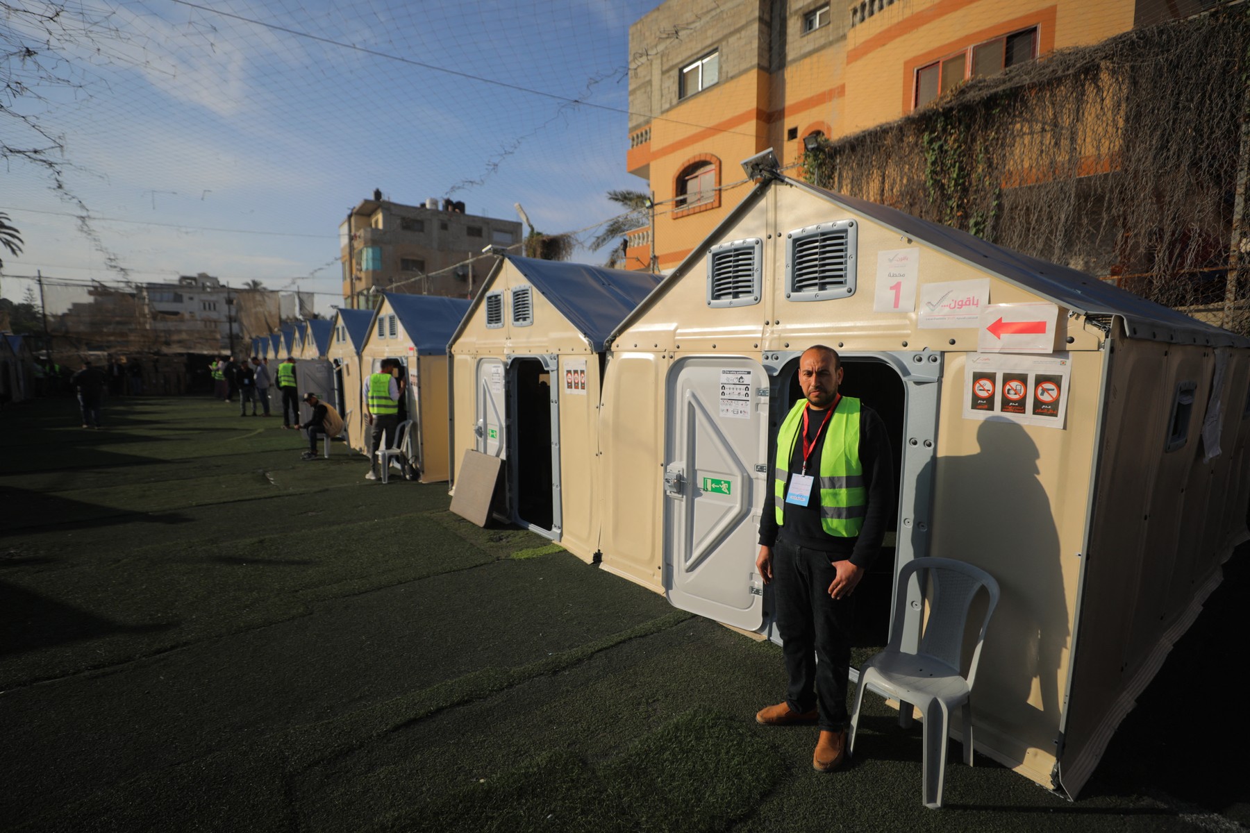 DEIR AL BALAH, GAZA, PALESTINE - APRIL 25: Local elections begin in Deir al-Balah