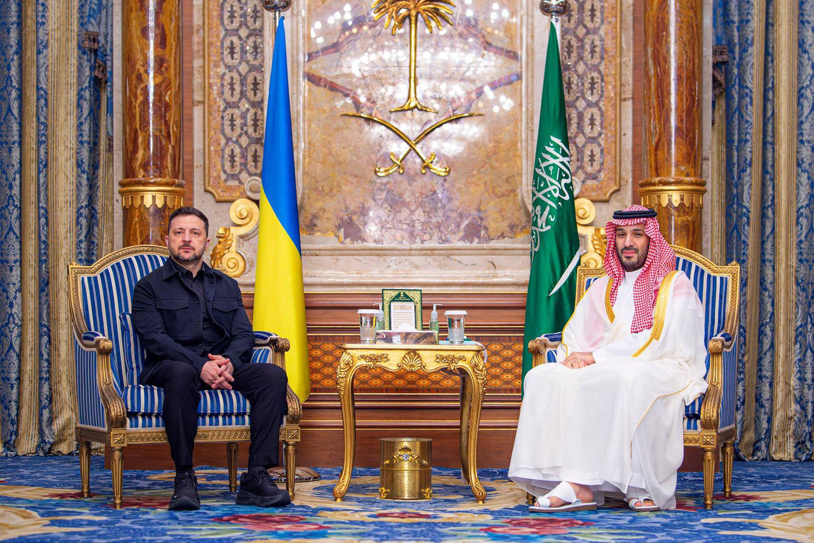 Ukrajinski predsednik Volodimir Zelenski na obisku v Savdski Arabiji