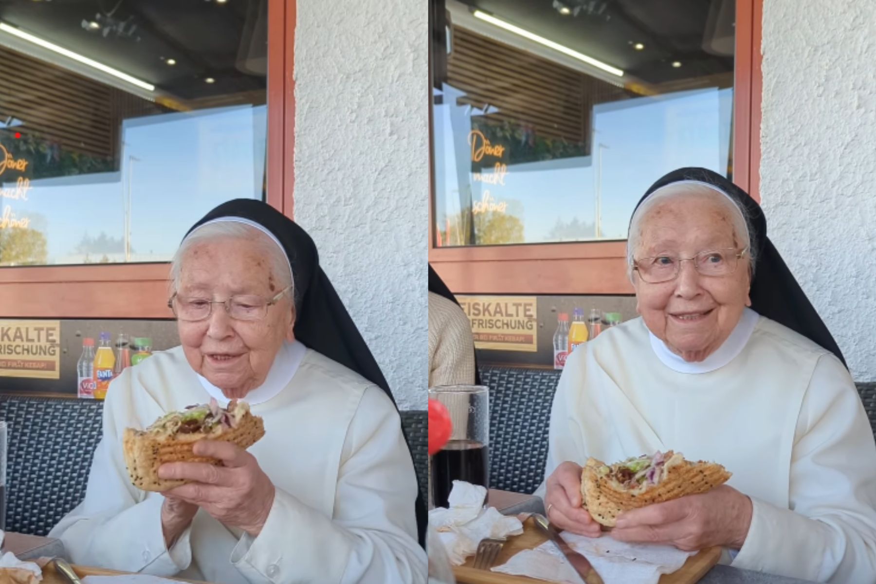 Nuna je prvič poskusila kebab