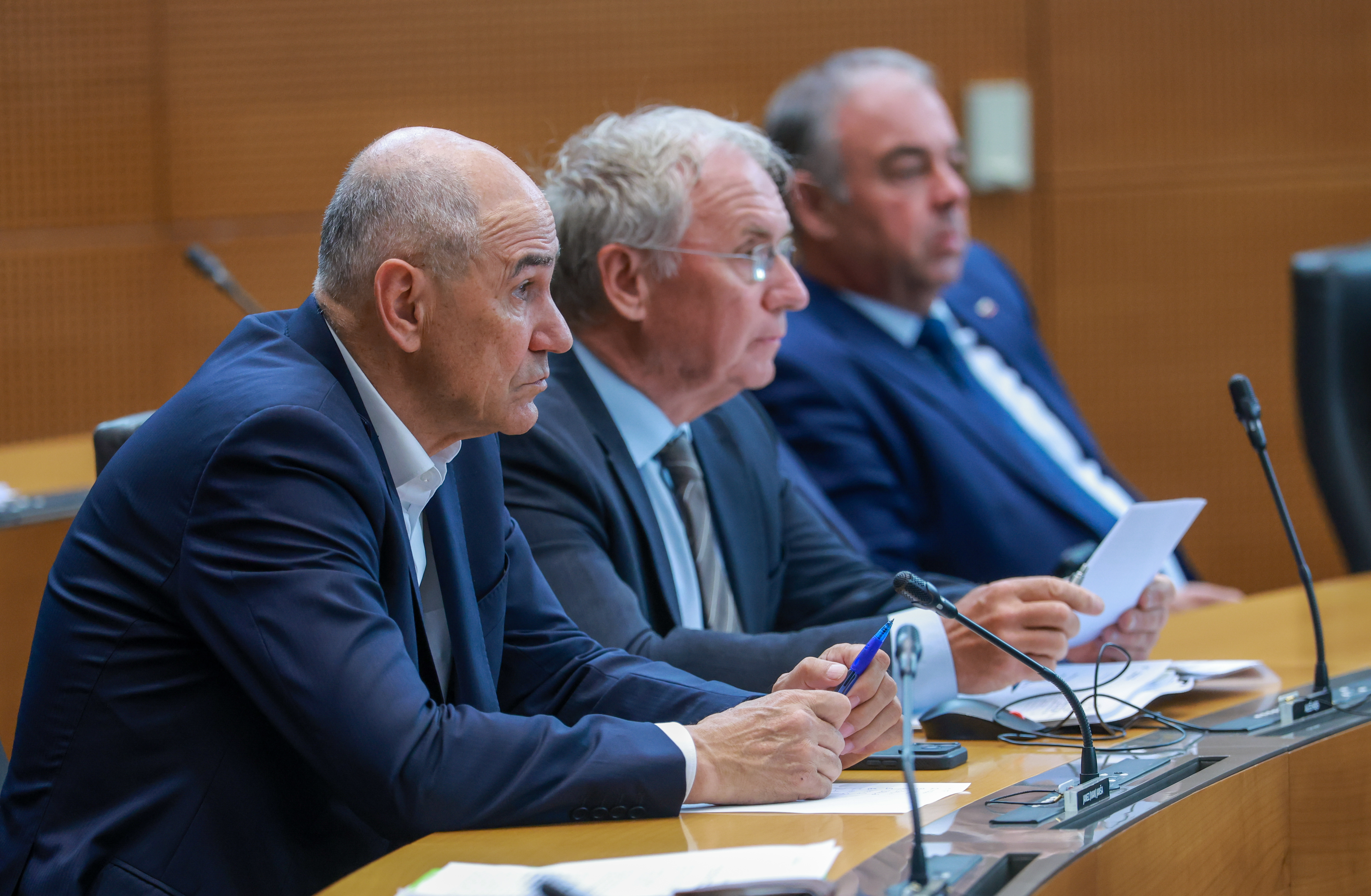 Janez Janša, Aleš Hojs, Danijel Krivec