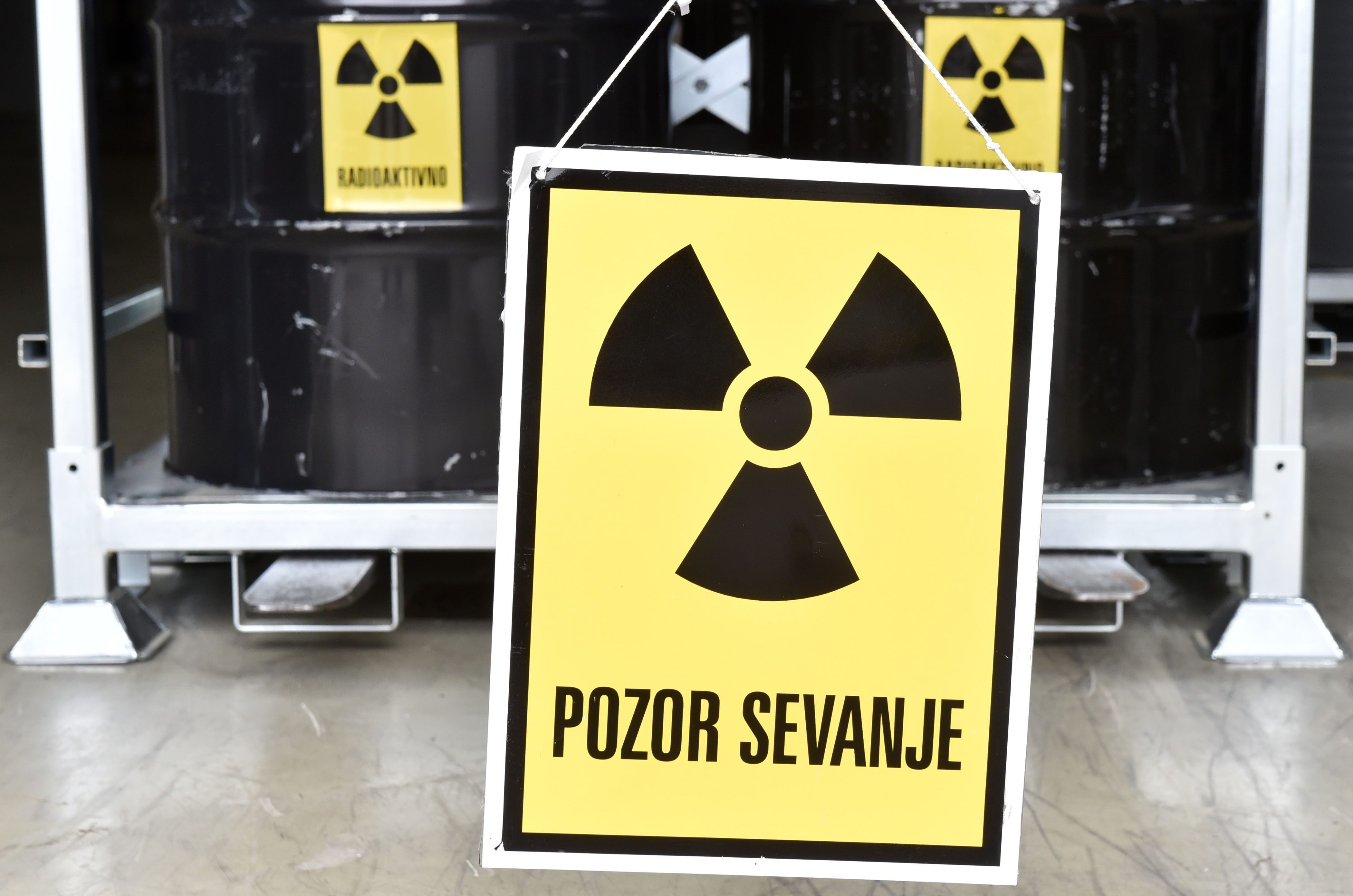 Radioaktivni odpadki v skladišču Brinje pri Ljubljani