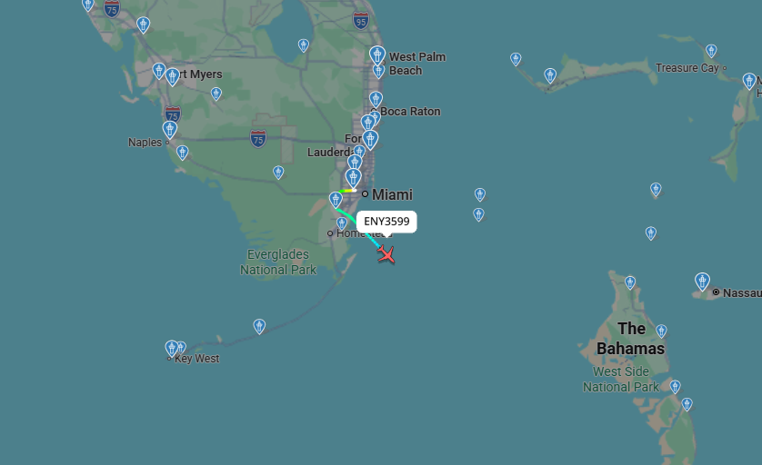 Direktni let iz Miamija v Caracas