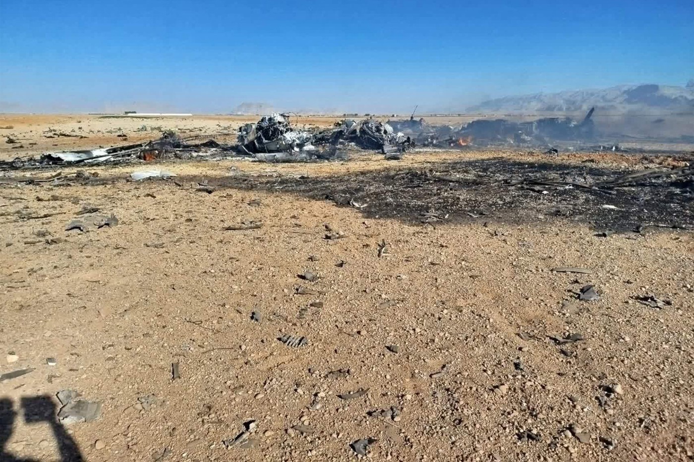 Iranska revolucionarna garda objavila posnetke domnevnih ostankov ameriškega letala