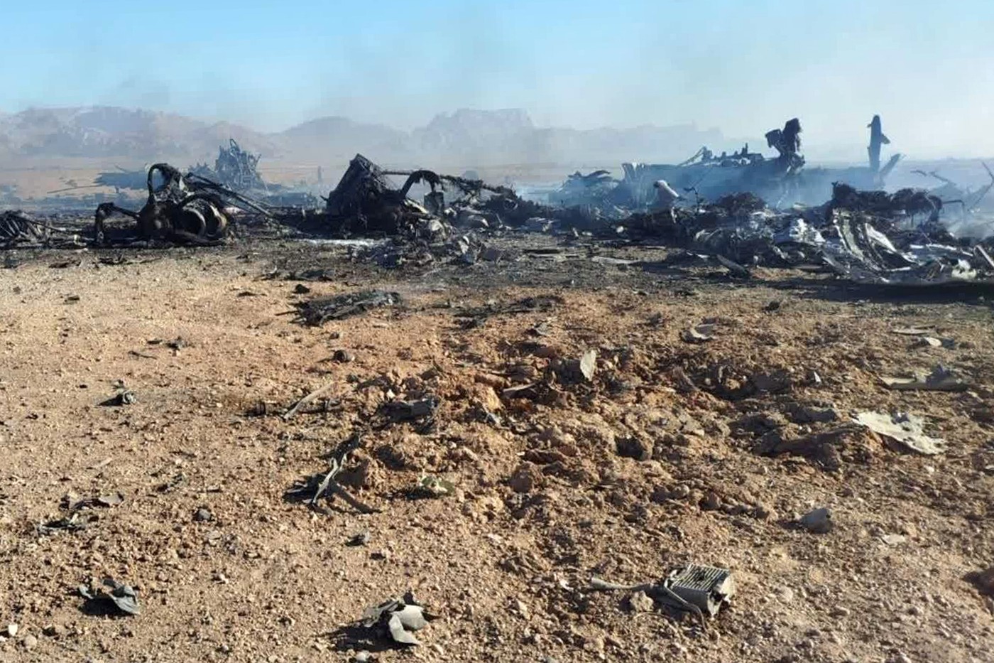 Iranska revolucionarna garda objavila posnetke domnevnih ostankov ameriškega letala