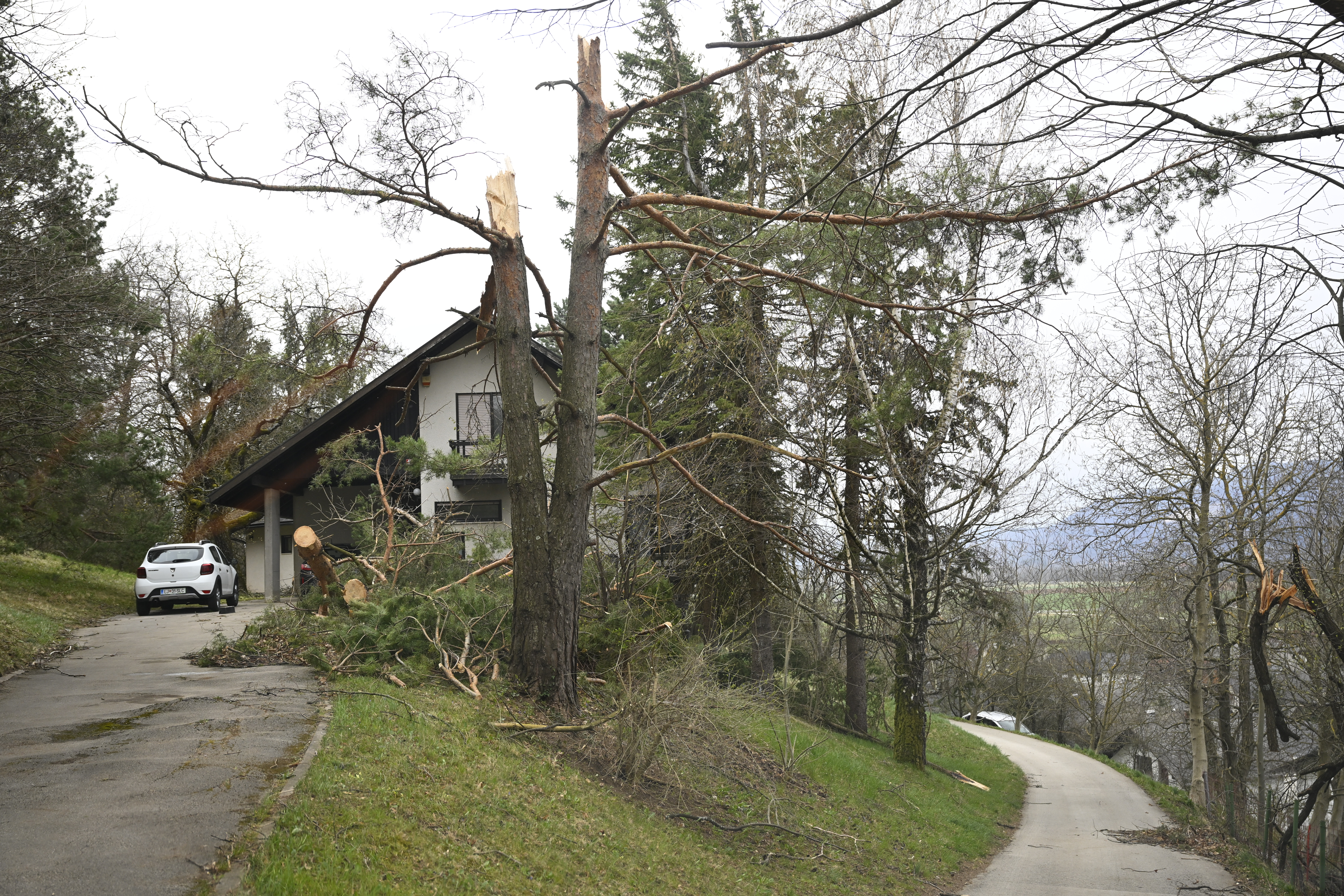 Vetrolom v Vrbi na Gorenjskem