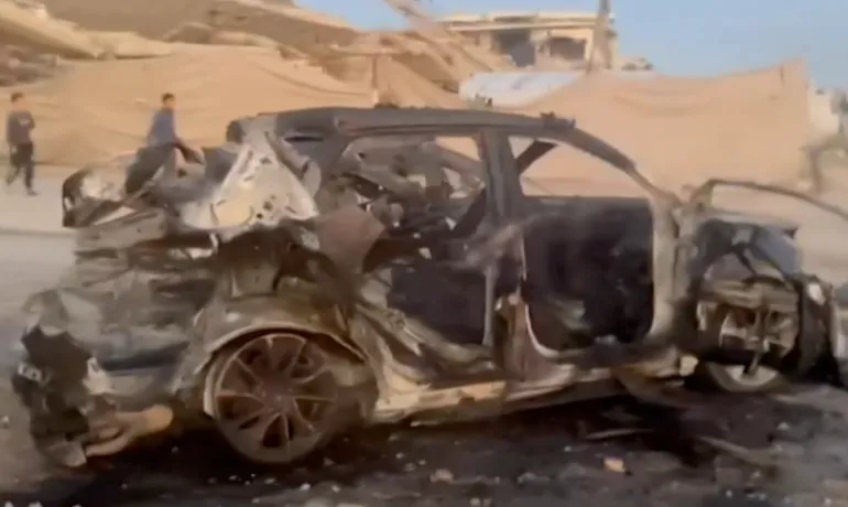 V izraelskem napadu uničen avtomobil novinarja Al Džazire