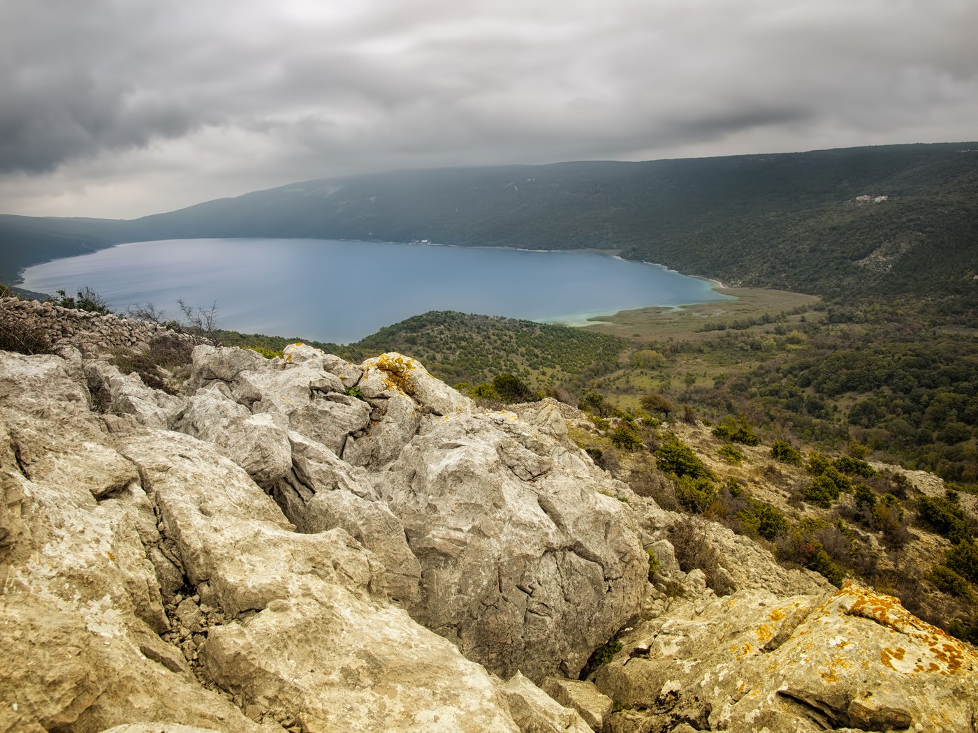 Vransko jezero na otoku Cres, Hrvaška