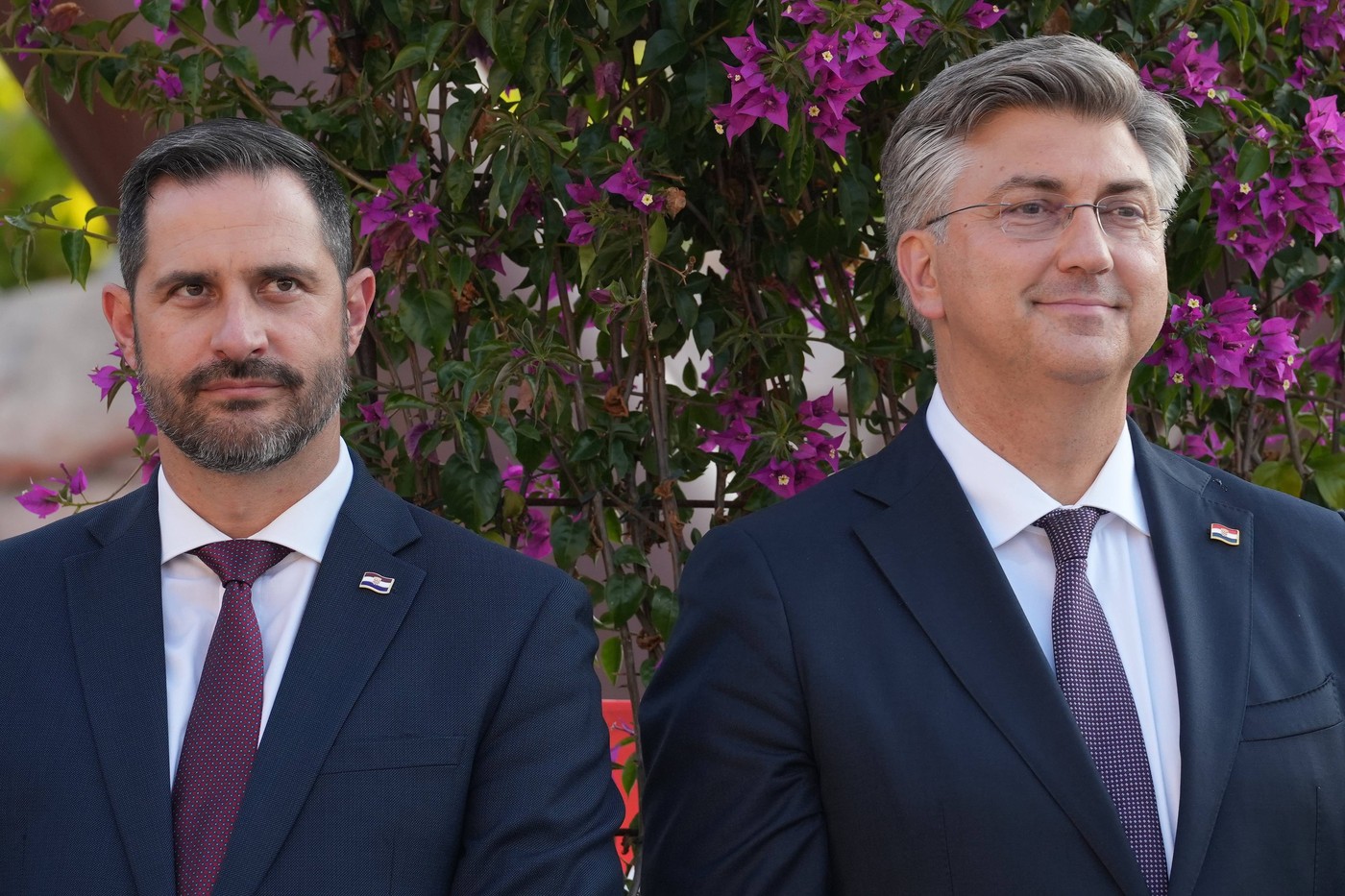 Tonči Glavina in Andrej Plenković