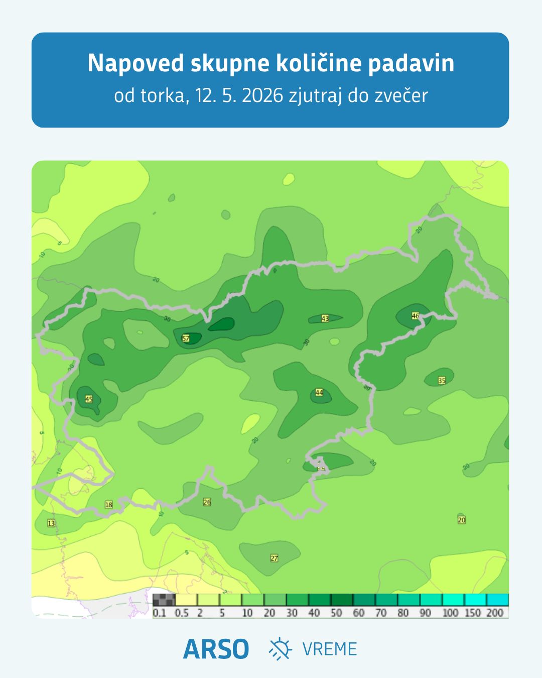 Količina padavin