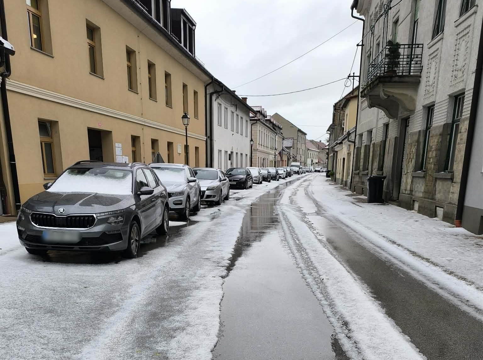 Toča v Krškem