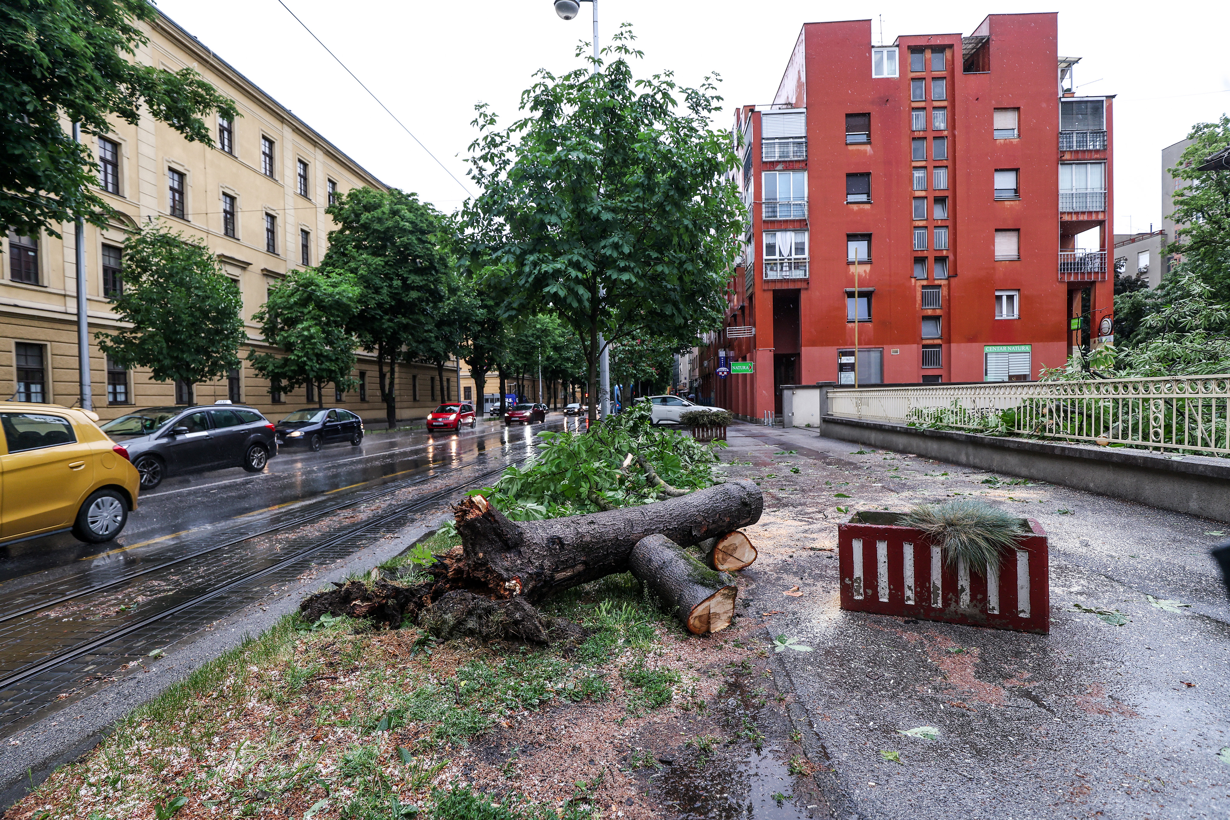 Neurje v Zagrebu