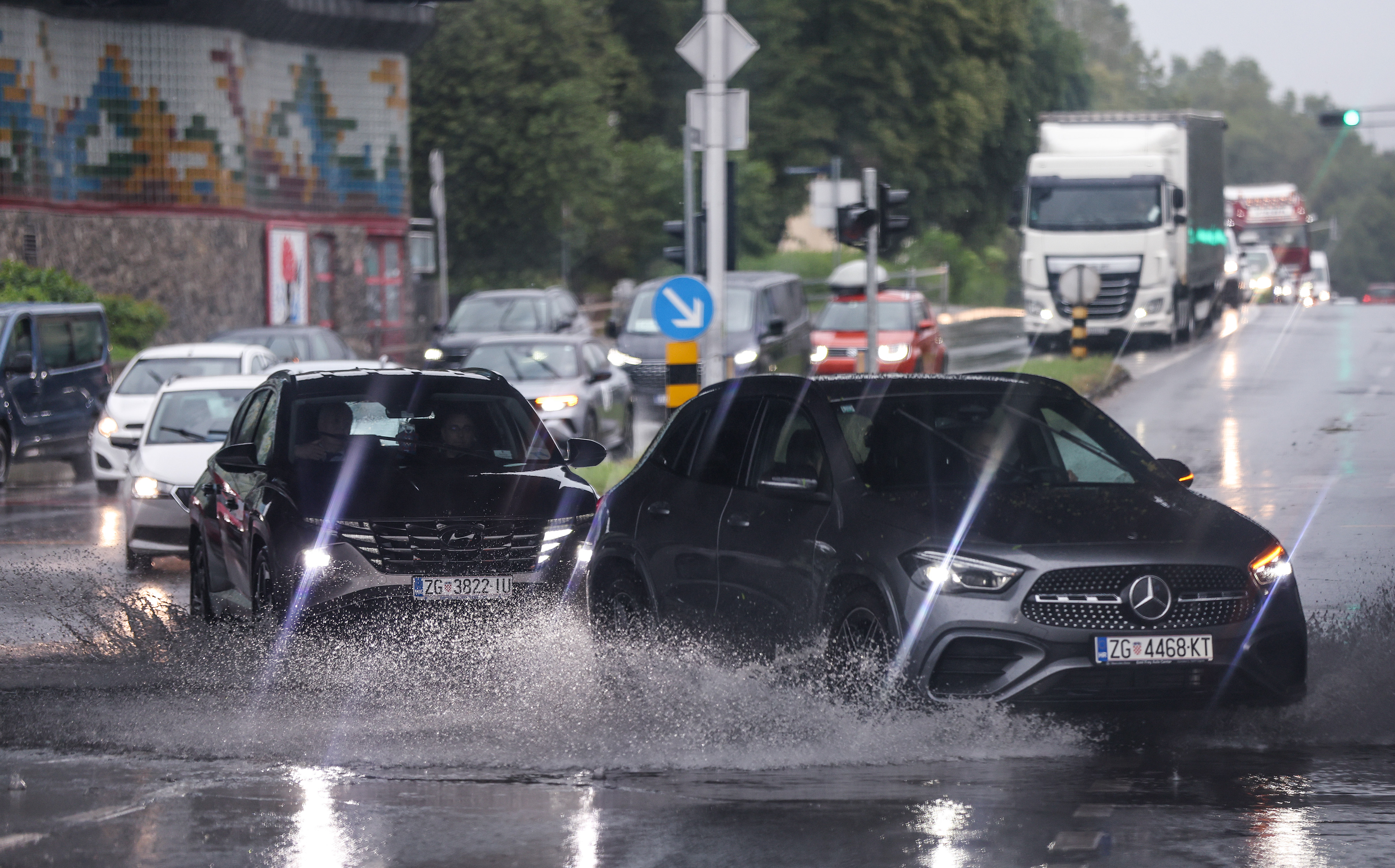 Neurje v Zagrebu