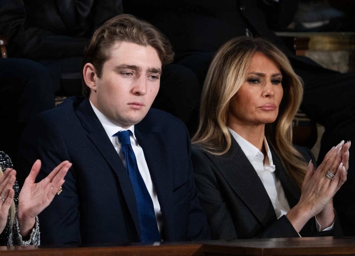 Barron in Melania Trump