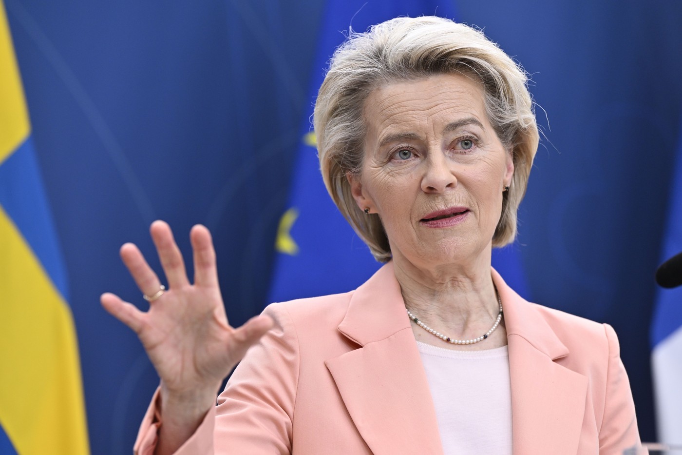 predsednica evropske komisije Ursula von den Leyen, 2024
