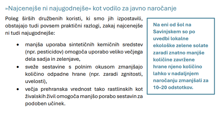 šolska prehrana