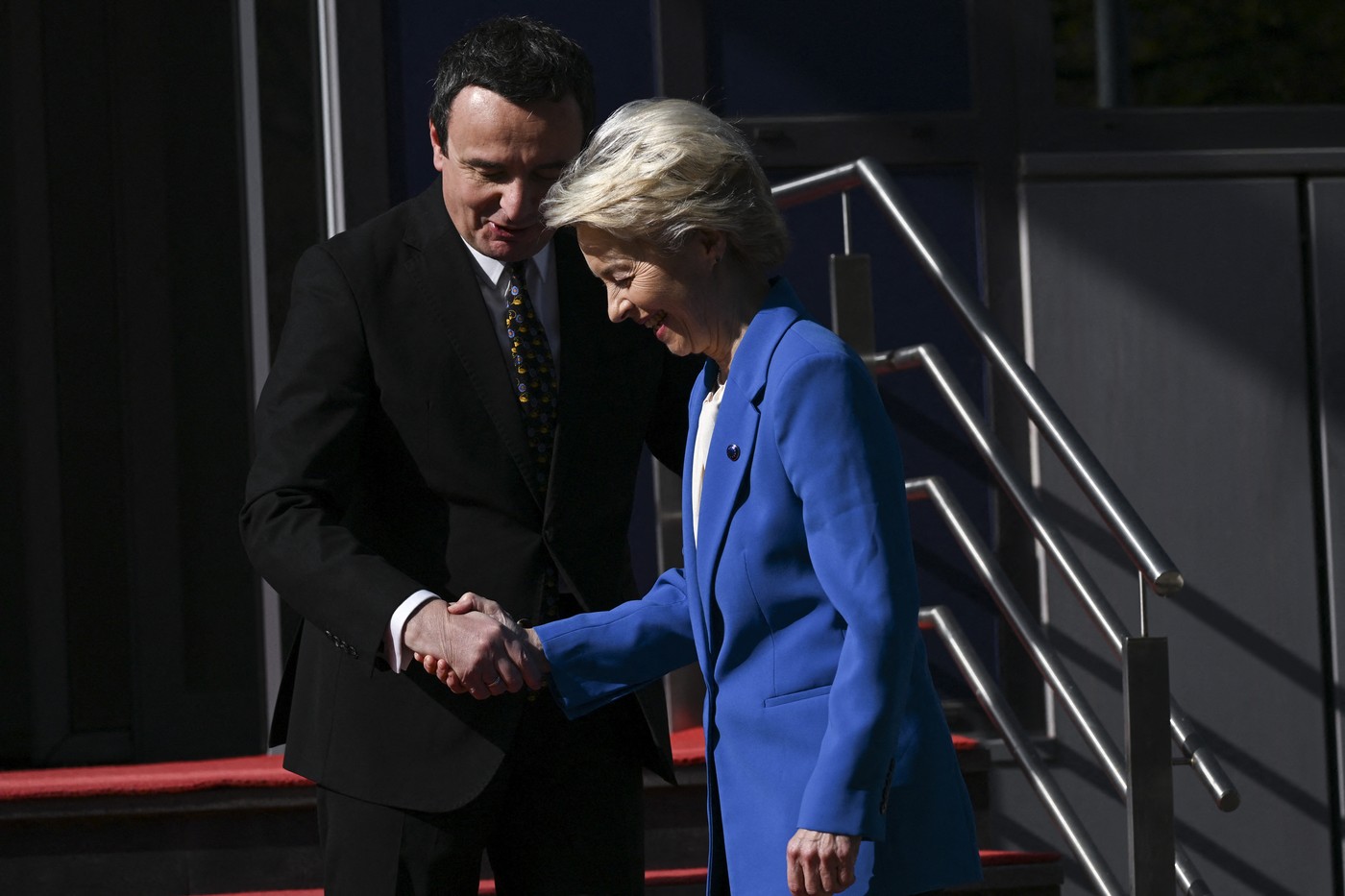 Ursula Von der Leyen in Albin Kurti